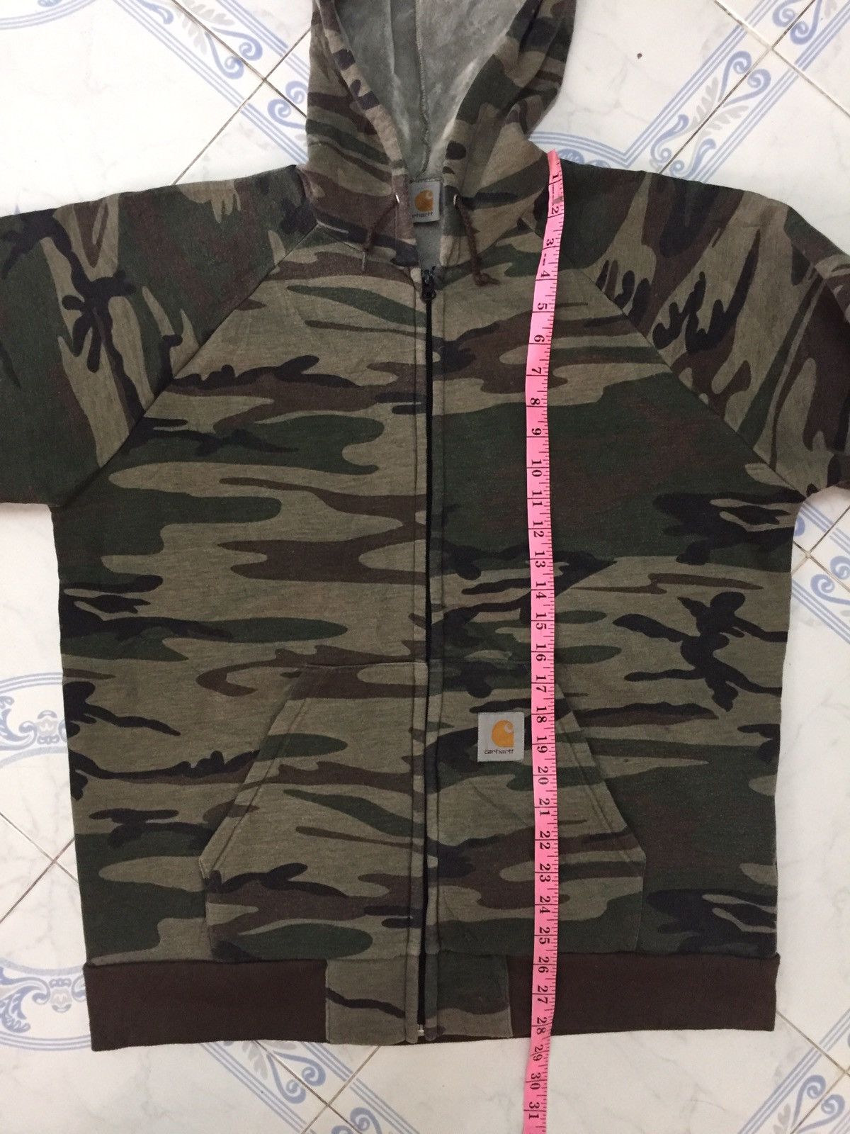Carhartt Carhartt Camo Zipper Hoodie Jacket Size US XXL / EU 58 / 5 - 16 Thumbnail