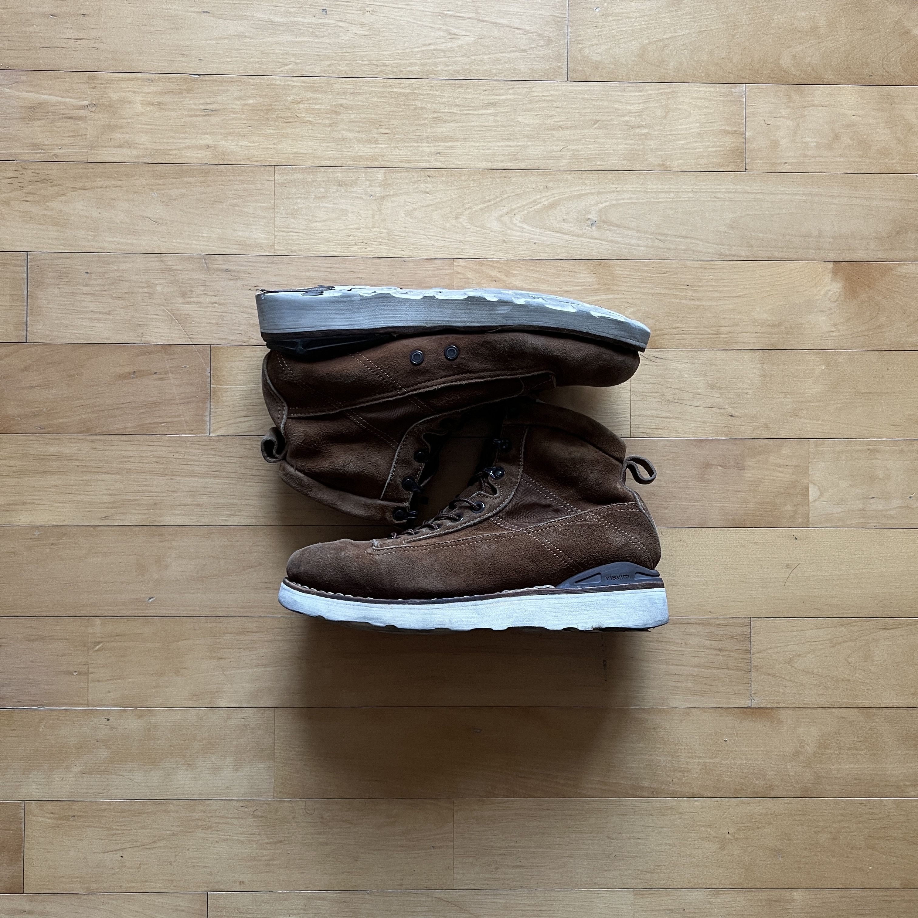 Visvim Hilts Boots Mid-Folk - Dark Brown | Grailed
