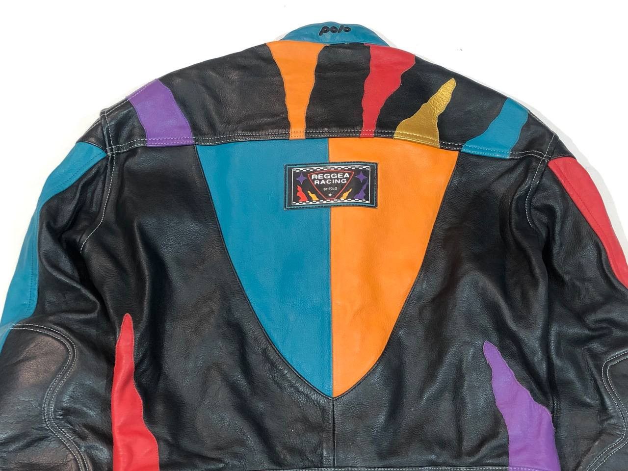 Japanese Brand Polo Leather Racing Moto Jacket Size US M / EU 48-50 / 2 - 7 Thumbnail