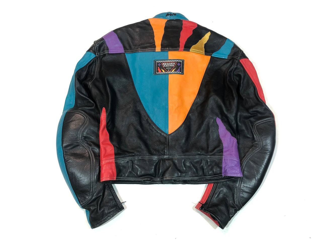 Japanese Brand Polo Leather Racing Moto Jacket Size US M / EU 48-50 / 2 - 6 Thumbnail