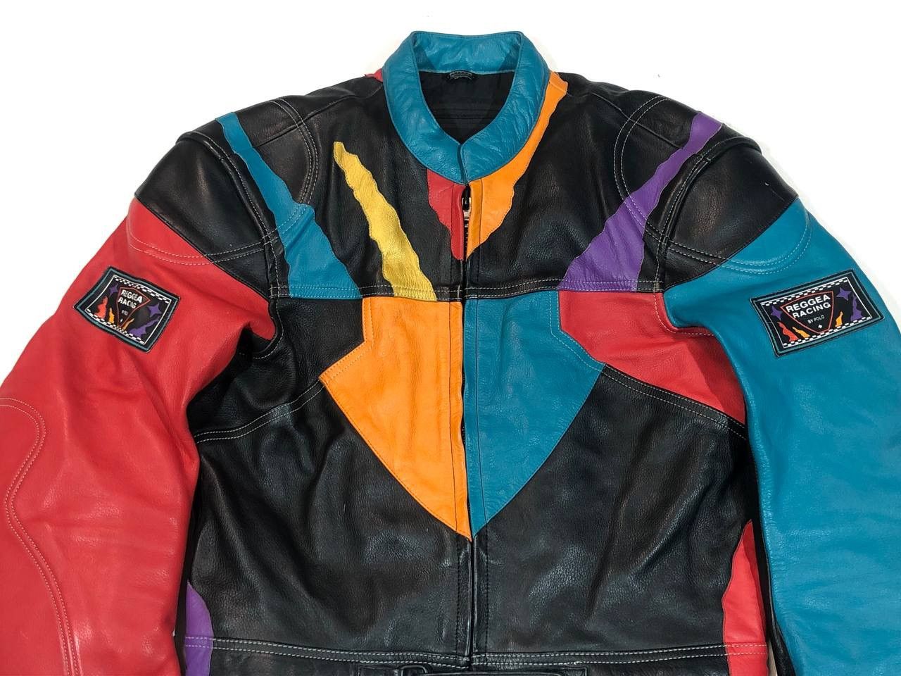 Japanese Brand Polo Leather Racing Moto Jacket Size US M / EU 48-50 / 2 - 5 Thumbnail