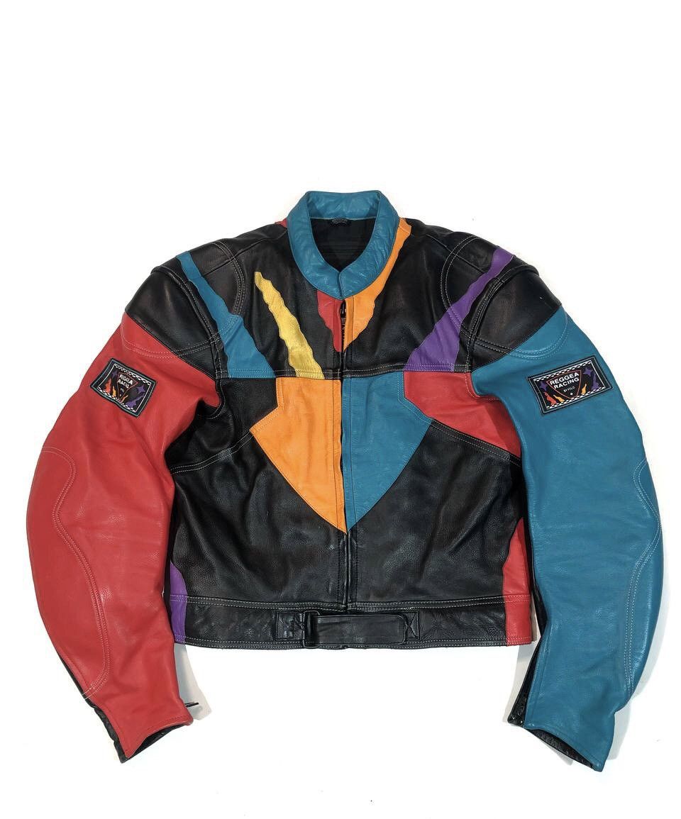 Japanese Brand Polo Leather Racing Moto Jacket Size US M / EU 48-50 / 2 - 2 Thumbnail