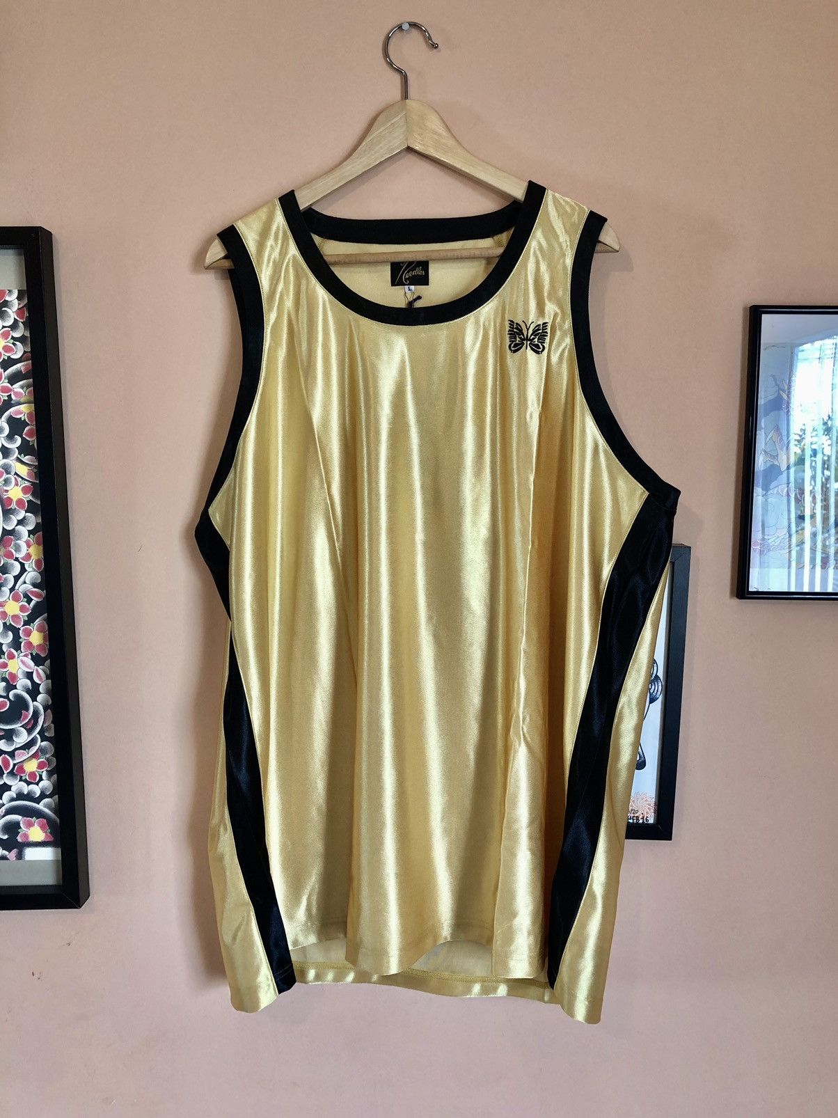 Needles Nepenthes Needles Side line butterfly jersey basket tank top Size US L / EU 52-54 / 3 - 2 Thumbnail