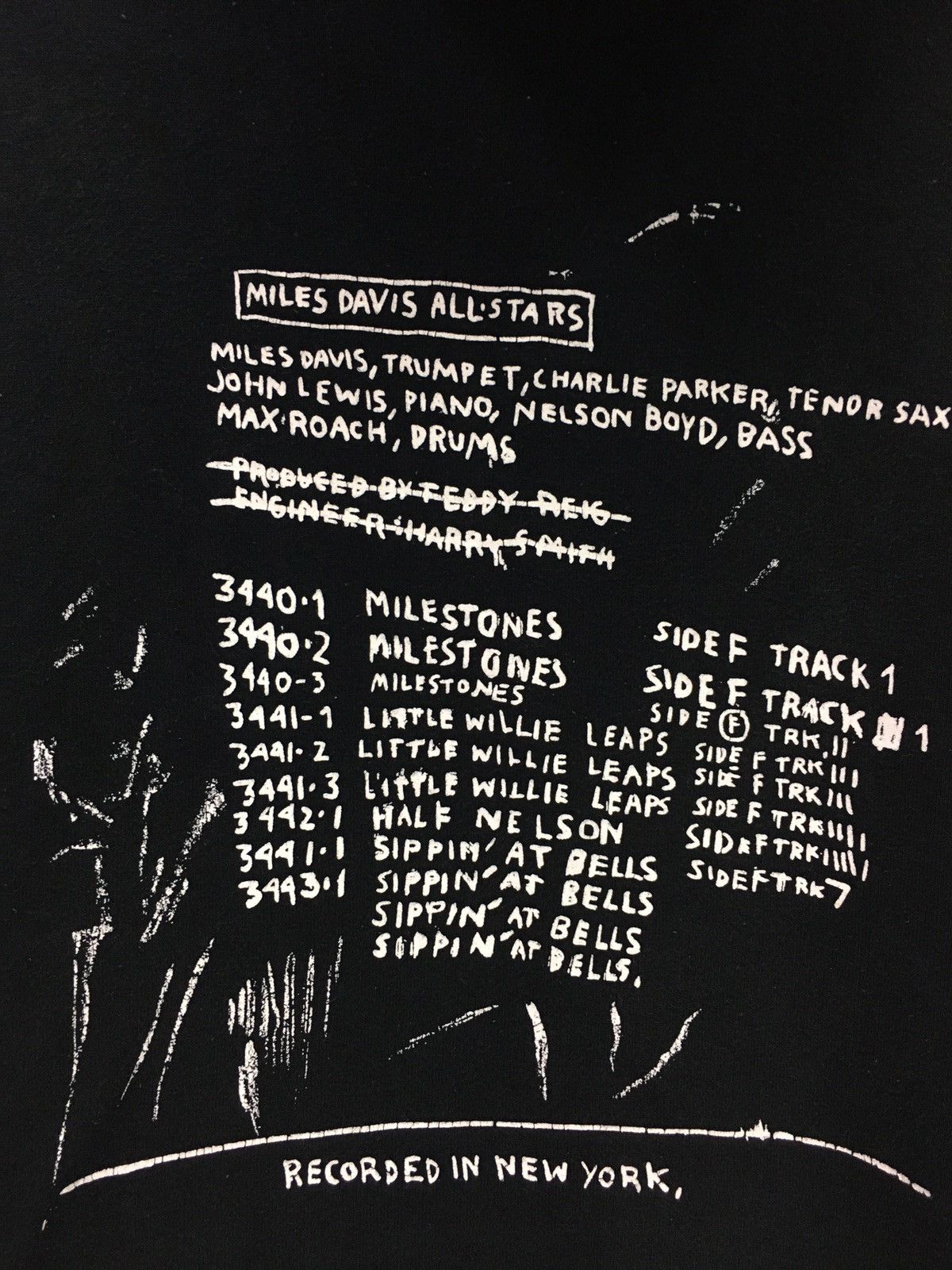 Jean-Michel Basquiat Jean Michel Basquiat X Miles Davis Tour Hoddie Size US L / EU 52-54 / 3 - 7 Thumbnail