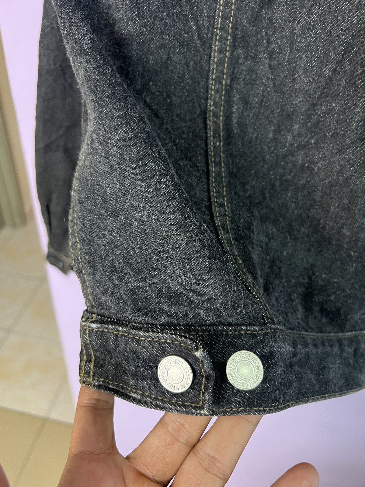 Levi's 🔥Black Levis Denim Trucker Size US S / EU 44-46 / 1 - 10 Thumbnail