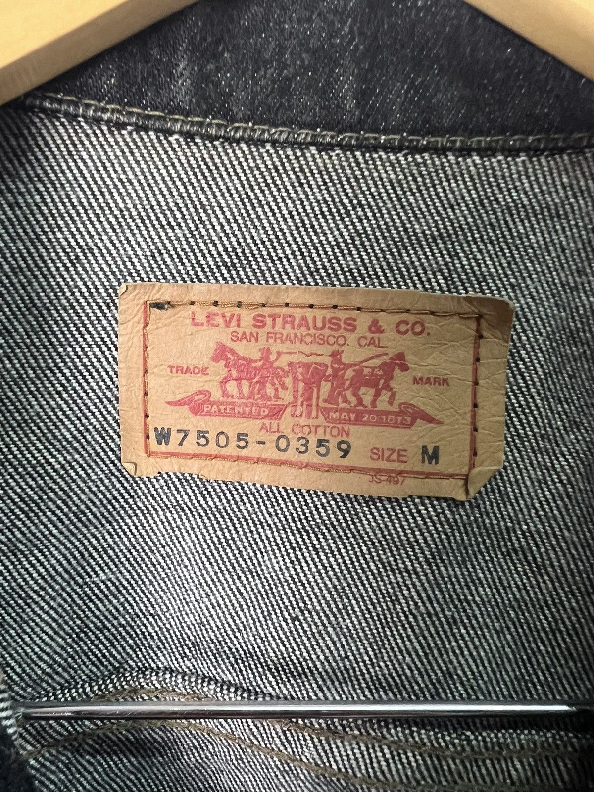 Levi's 🔥Black Levis Denim Trucker Size US S / EU 44-46 / 1 - 13 Thumbnail
