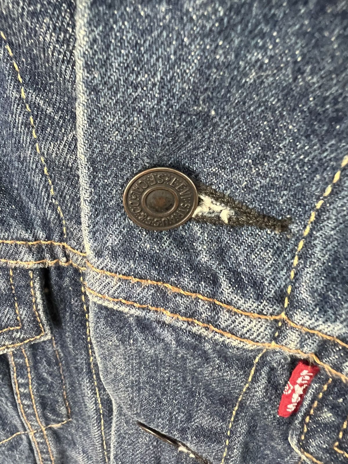 Levi's 🔥Levis Cropped Denim Trucker Size US S / EU 44-46 / 1 - 9 Thumbnail