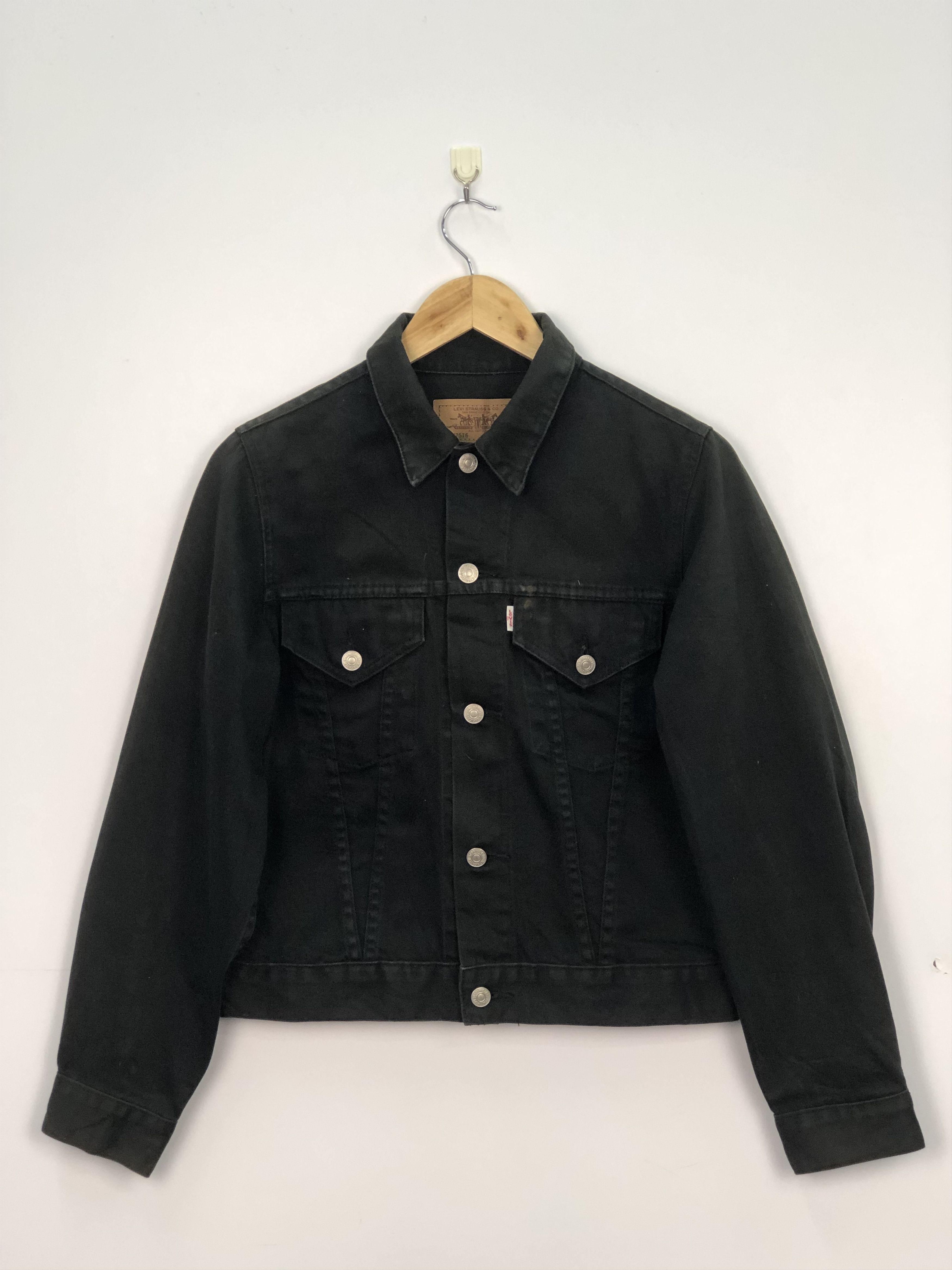 Vintage 90s Levis Vintage Clothing Black Denim Jacket