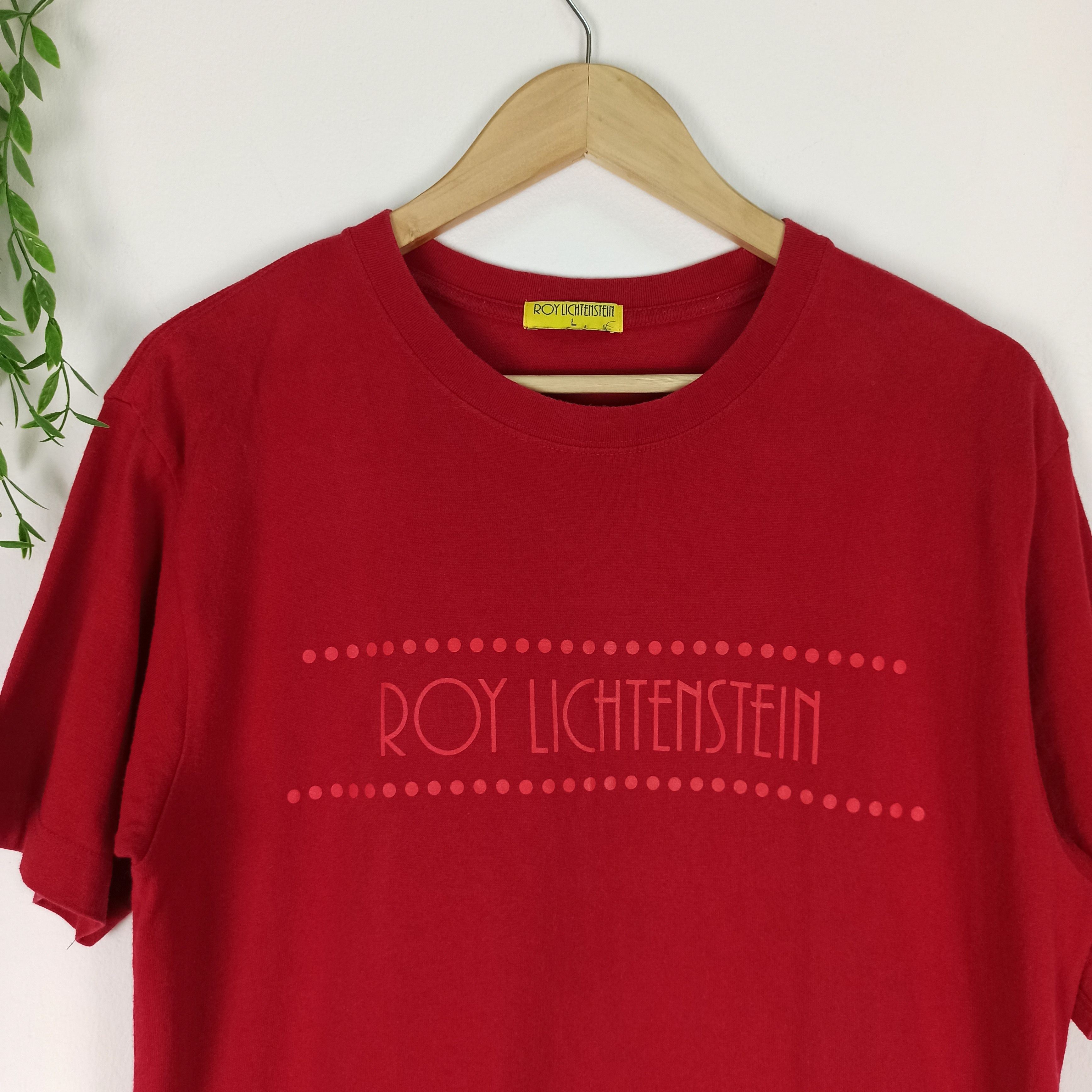 Art Comes First Roy Lichtenstein Limited Rare Graphic T-Shirt By Uniqlo Size US L / EU 52-54 / 3 - 4 Thumbnail