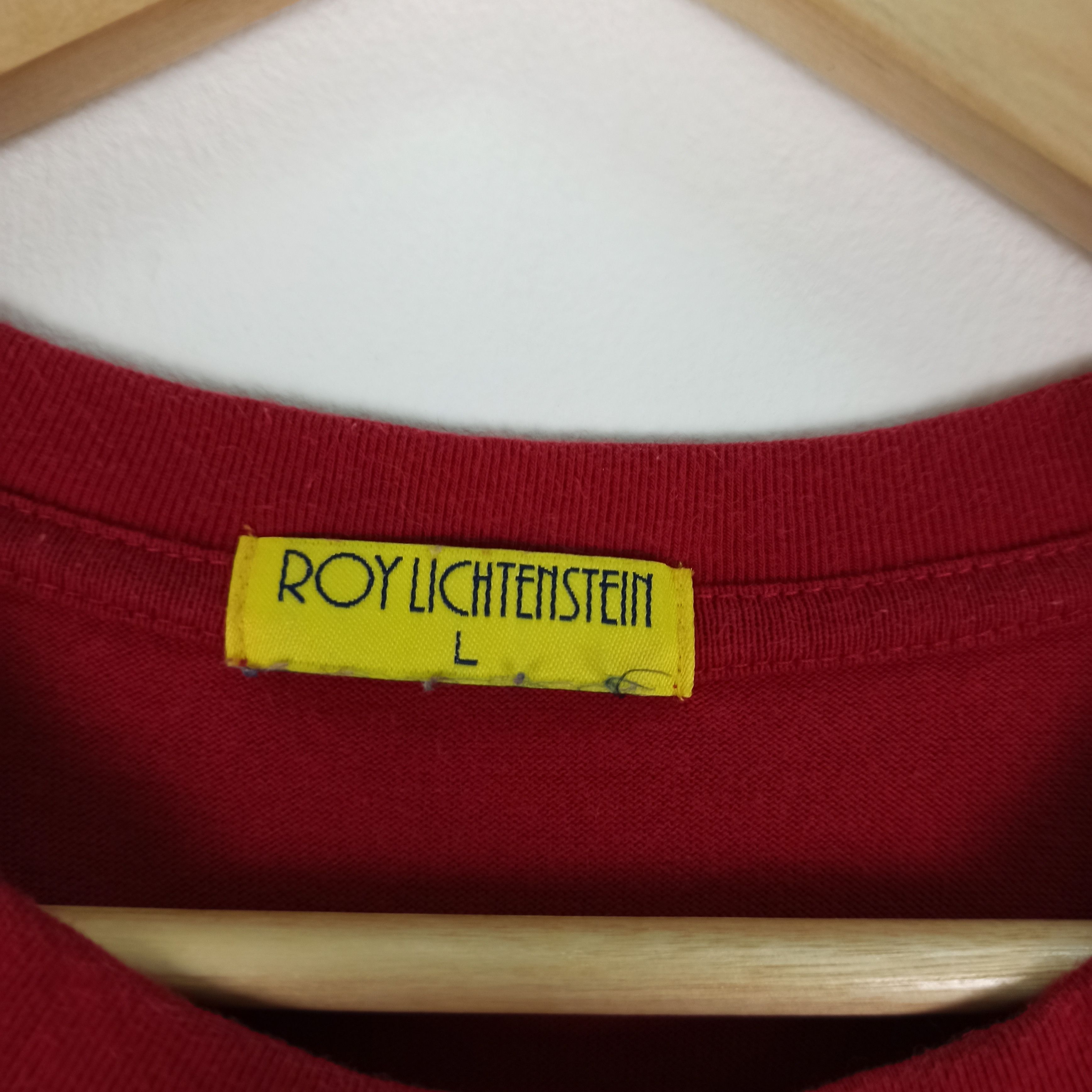 Art Comes First Roy Lichtenstein Limited Rare Graphic T-Shirt By Uniqlo Size US L / EU 52-54 / 3 - 6 Thumbnail