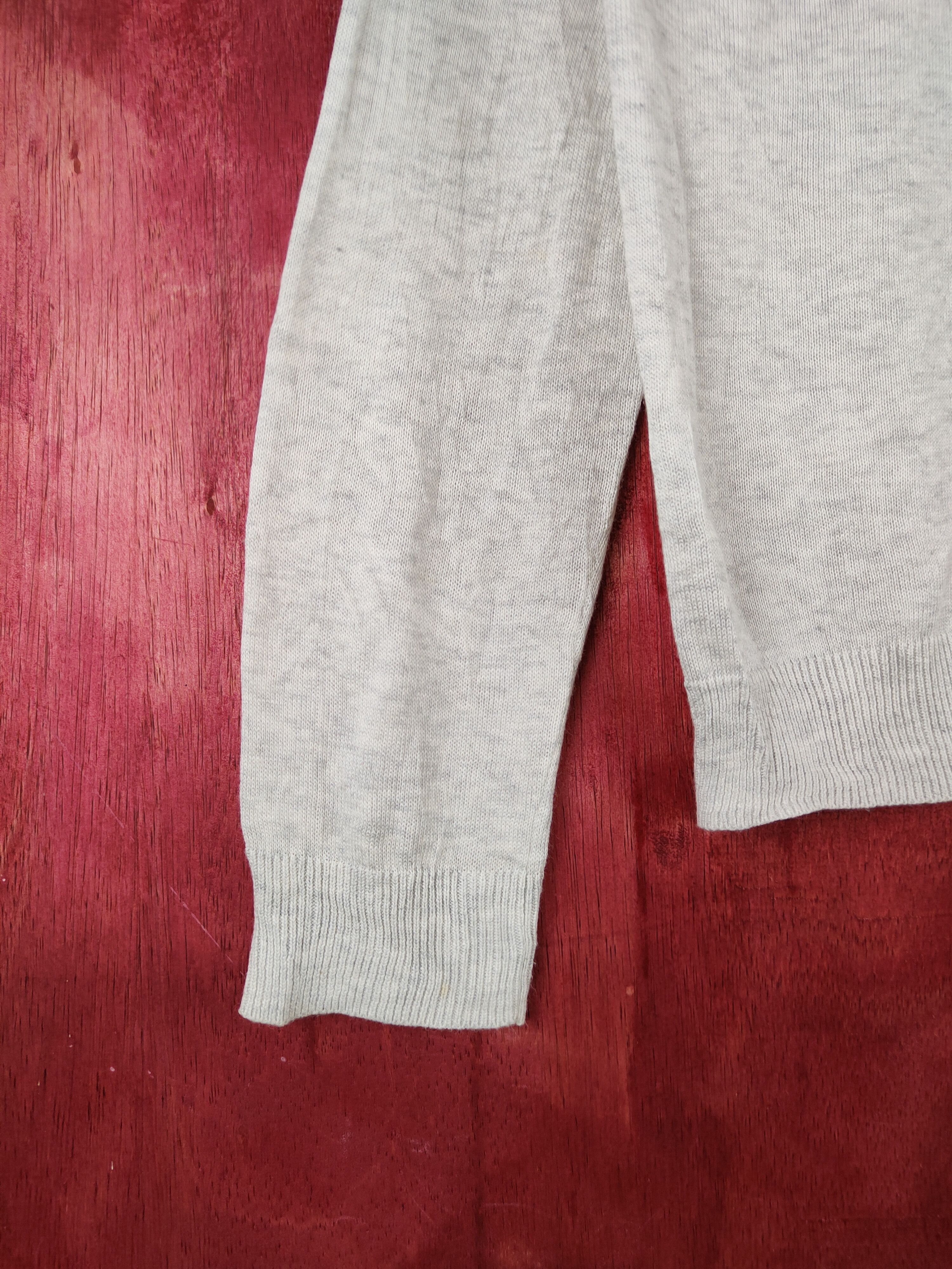Japanese Brand Cinema Club Gray Cardigan thin knitwear japan #S931 Size M / US 6-8 / IT 42-44 - 5 Thumbnail
