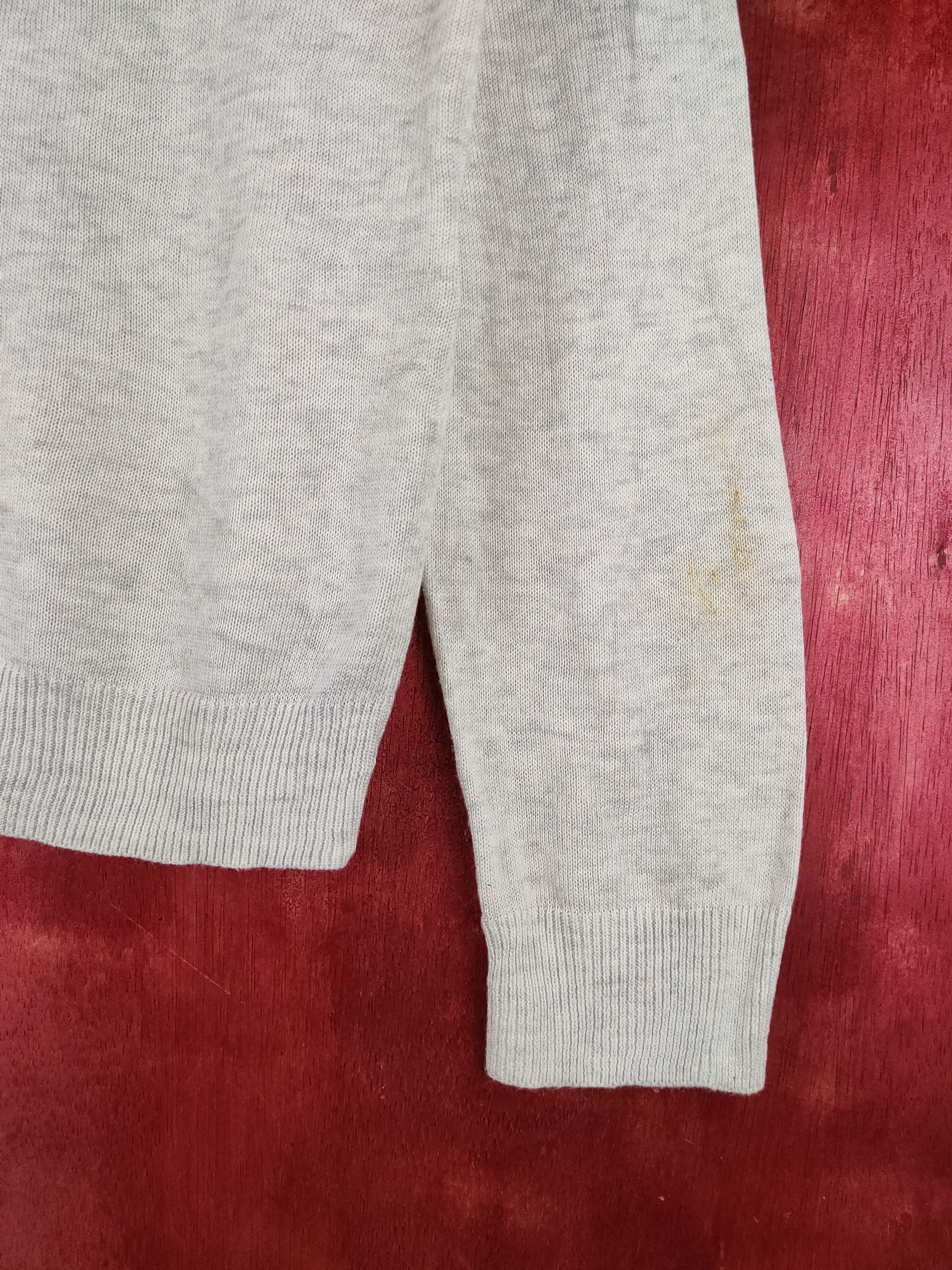 Japanese Brand Cinema Club Gray Cardigan thin knitwear japan #S931 Size M / US 6-8 / IT 42-44 - 7 Thumbnail