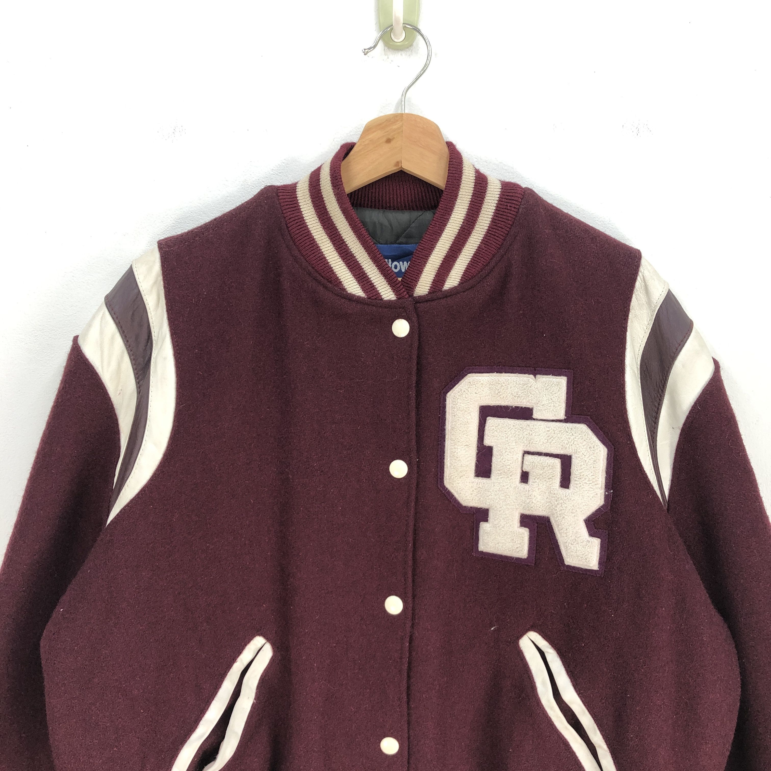 Japanese Brand × Vintage Vintage Gabriel Richard Varsity Jacket Holloway Wool Jacket Size US M / EU 48-50 / 2 - 4 Thumbnail