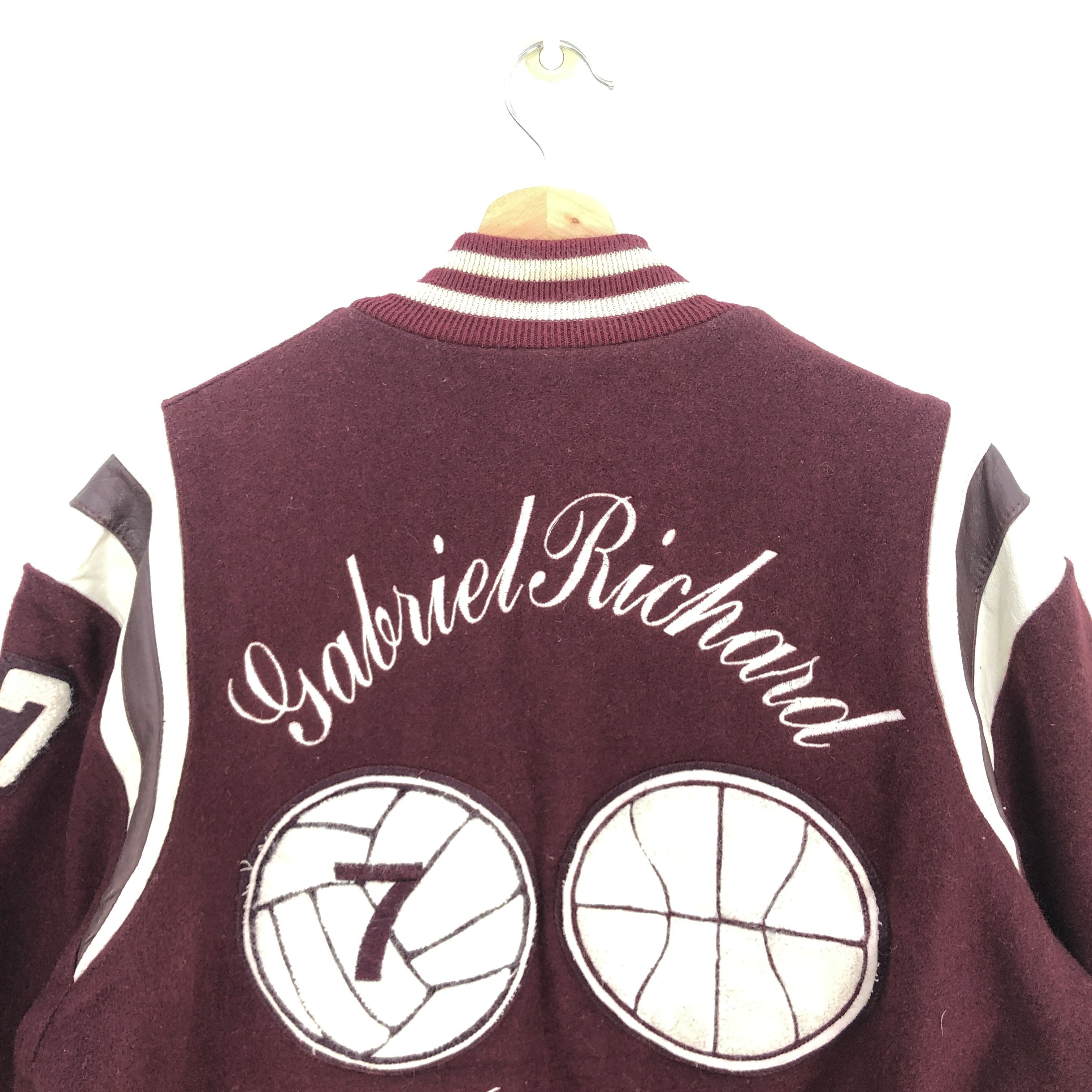 Japanese Brand × Vintage Vintage Gabriel Richard Varsity Jacket Holloway Wool Jacket Size US M / EU 48-50 / 2 - 8 Thumbnail
