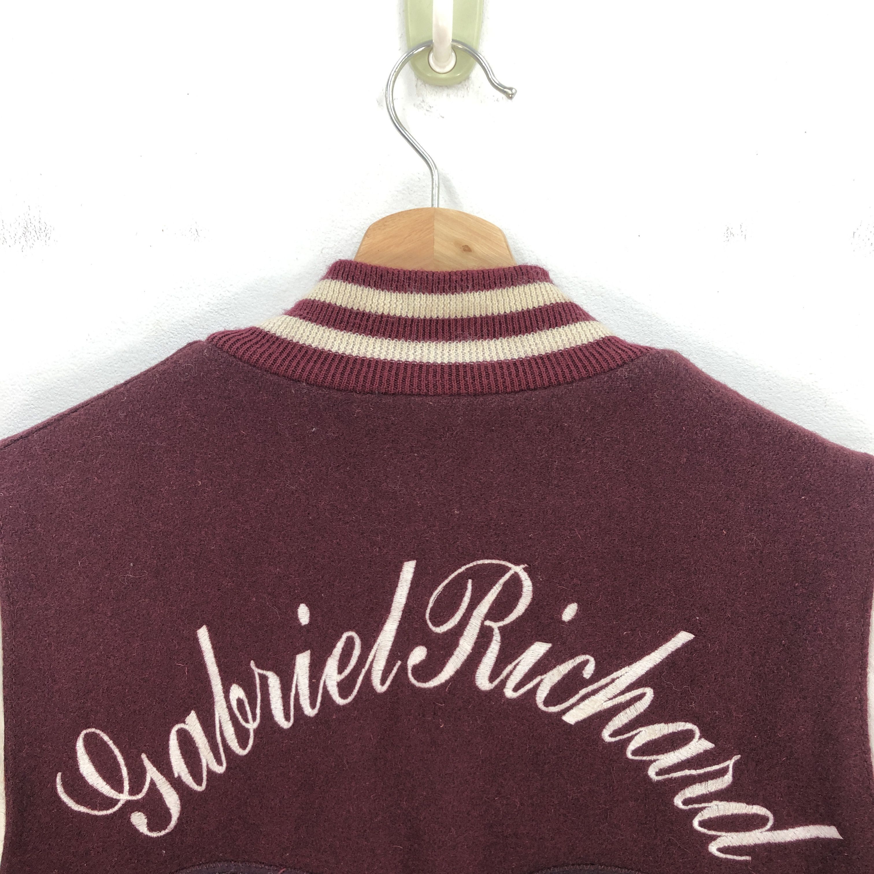 Japanese Brand × Vintage Vintage Gabriel Richard Varsity Jacket Holloway Wool Jacket Size US M / EU 48-50 / 2 - 7 Thumbnail