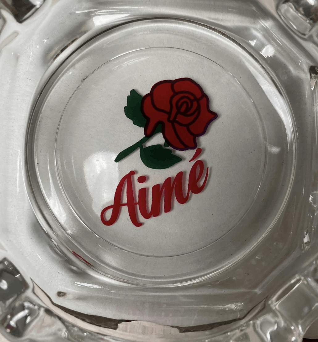 Aime Leon Dore Aime Leon Dore Rose Glass Ashtray Size ONE SIZE - 2 Thumbnail