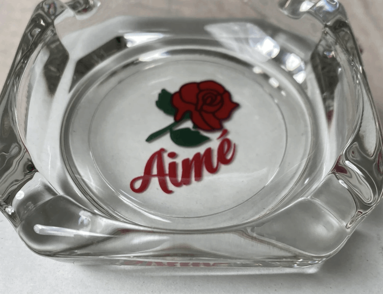 Aime Leon Dore Aime Leon Dore Rose Glass Ashtray Size ONE SIZE - 1 Thumbnail