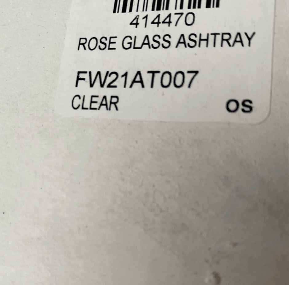 Aime Leon Dore Aime Leon Dore Rose Glass Ashtray Size ONE SIZE - 3 Thumbnail
