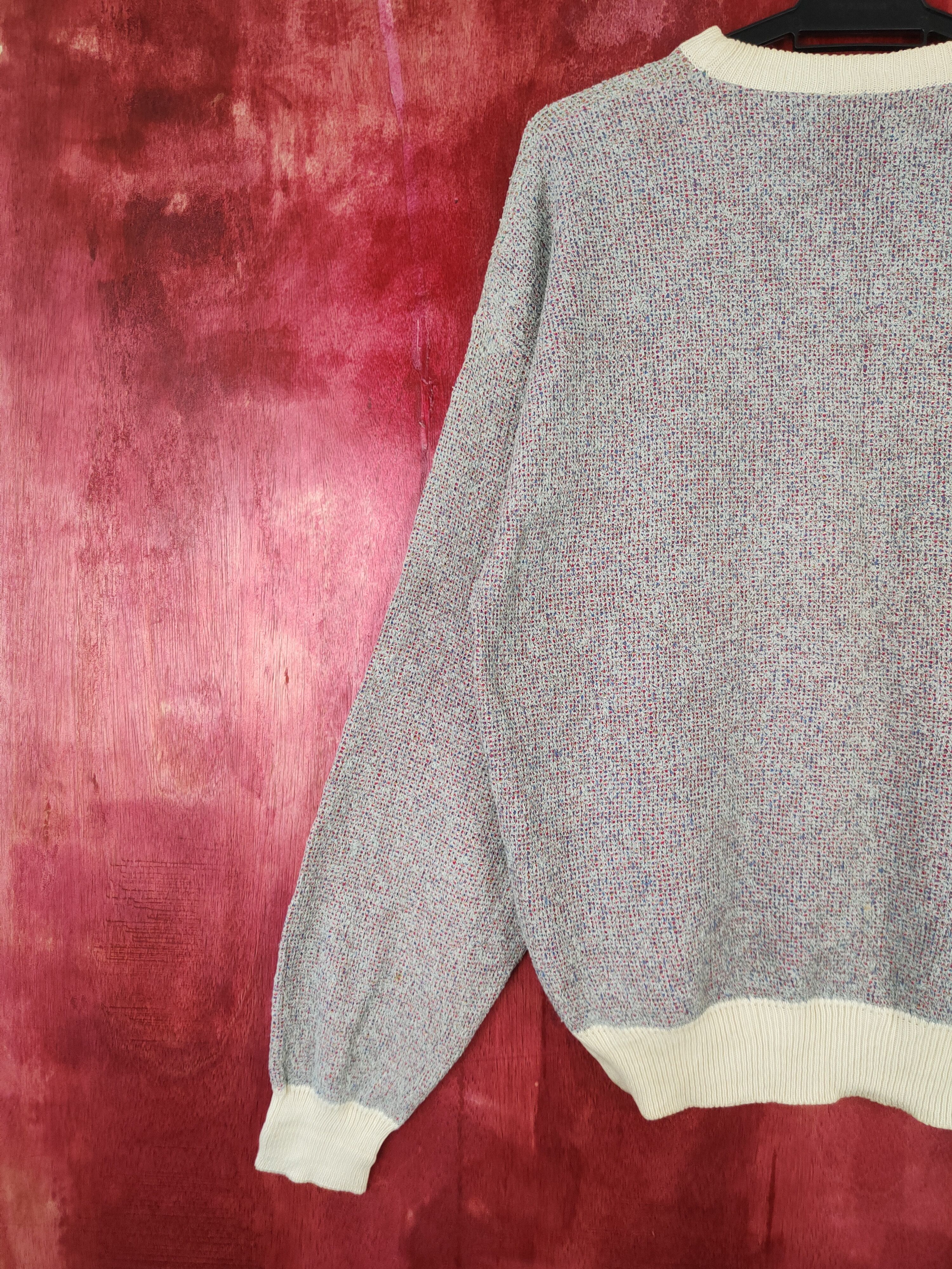 Japanese Brand Japan art style Gray Knitwear sweatshirt #5278 Size M / US 6-8 / IT 42-44 - 6 Thumbnail