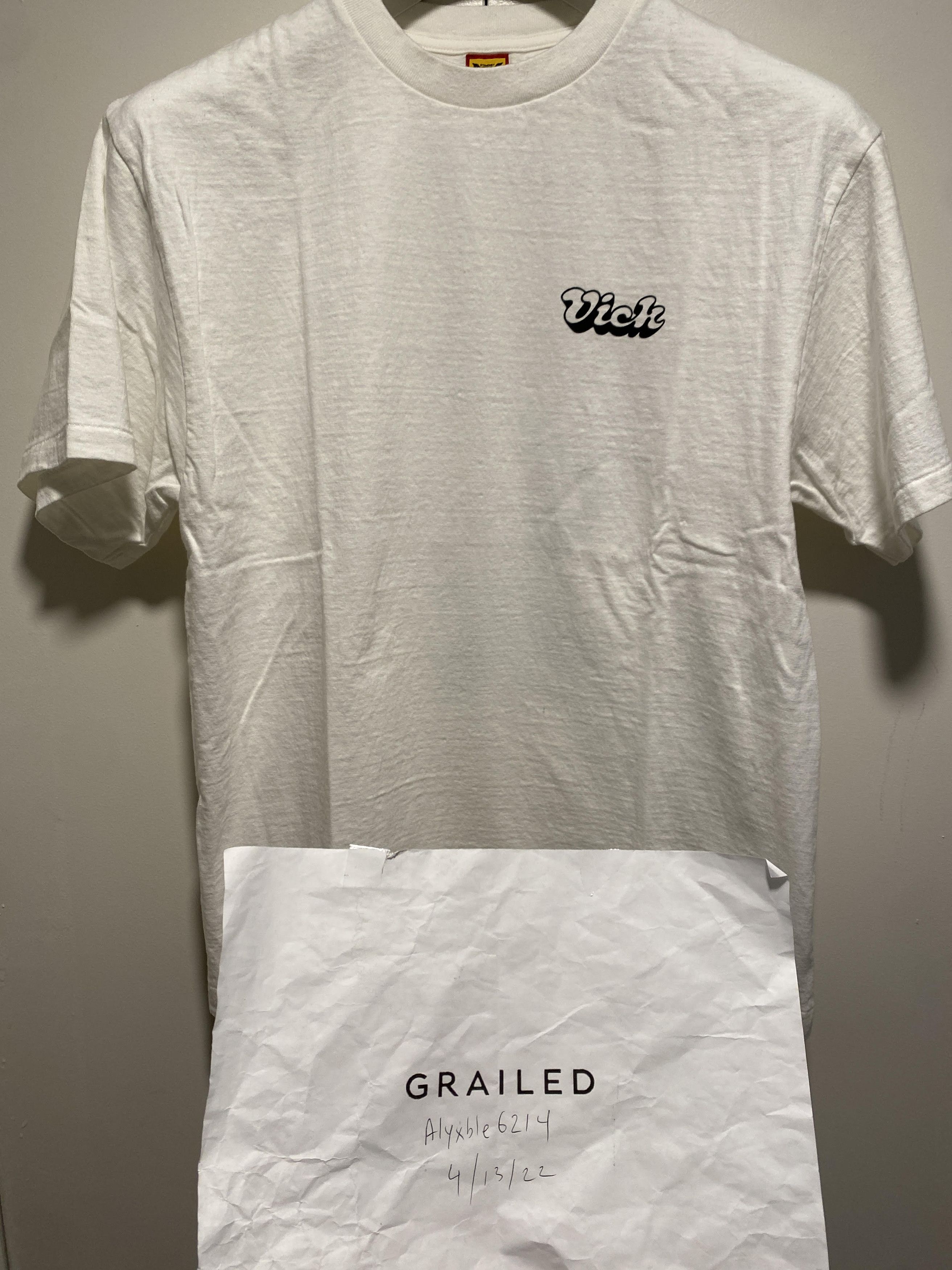 Girls Don't Cry × Human Made Human Made × Girls Dont Cry white t-shirt #2 "vick" Size US L / EU 52-54 / 3 - 7 Thumbnail
