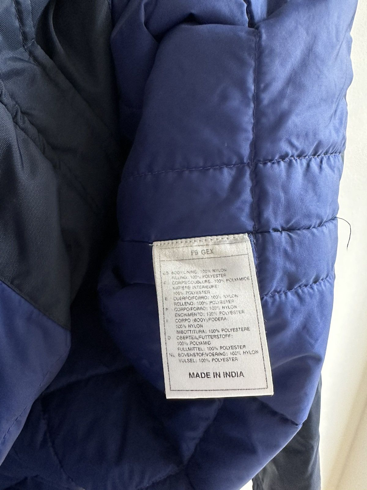 Nike × Vintage Vintage 90s Nike Navy Big Swoosh Light Jacket Parka Nylon Size US XL / EU 56 / 4 - 6 Thumbnail