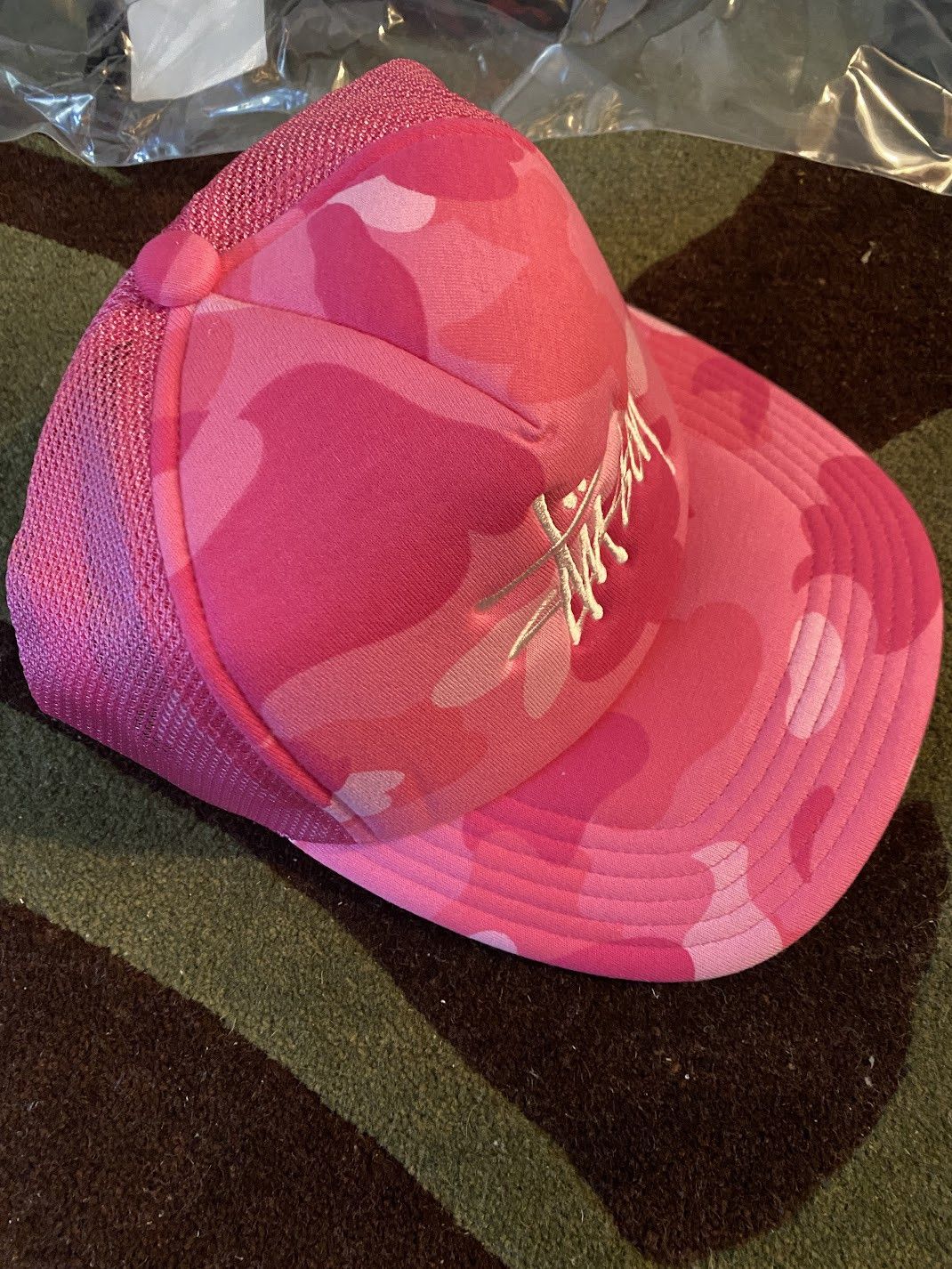 Bape × Stussy BAPE x STUSSY TRUCKER CAP (SS22) Size ONE SIZE - 2 Thumbnail