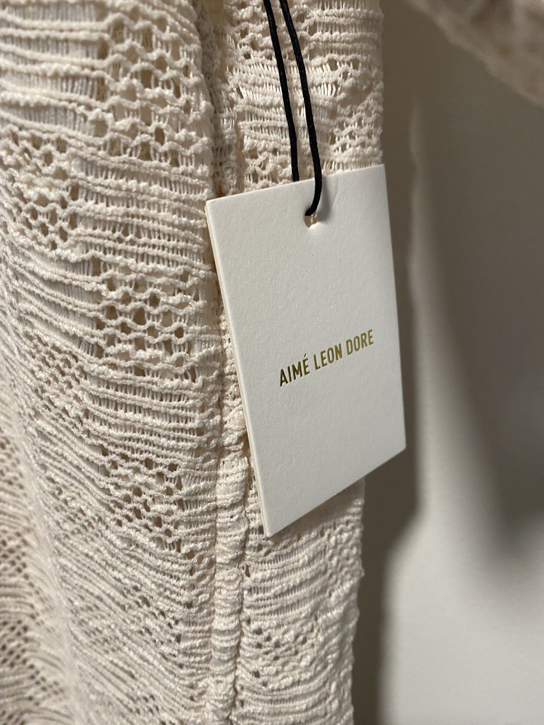 Aime Leon Dore Rico Shirt Cream lace crochet Woven Button AfterGlow ss22 Size US L / EU 52-54 / 3 - 7 Thumbnail