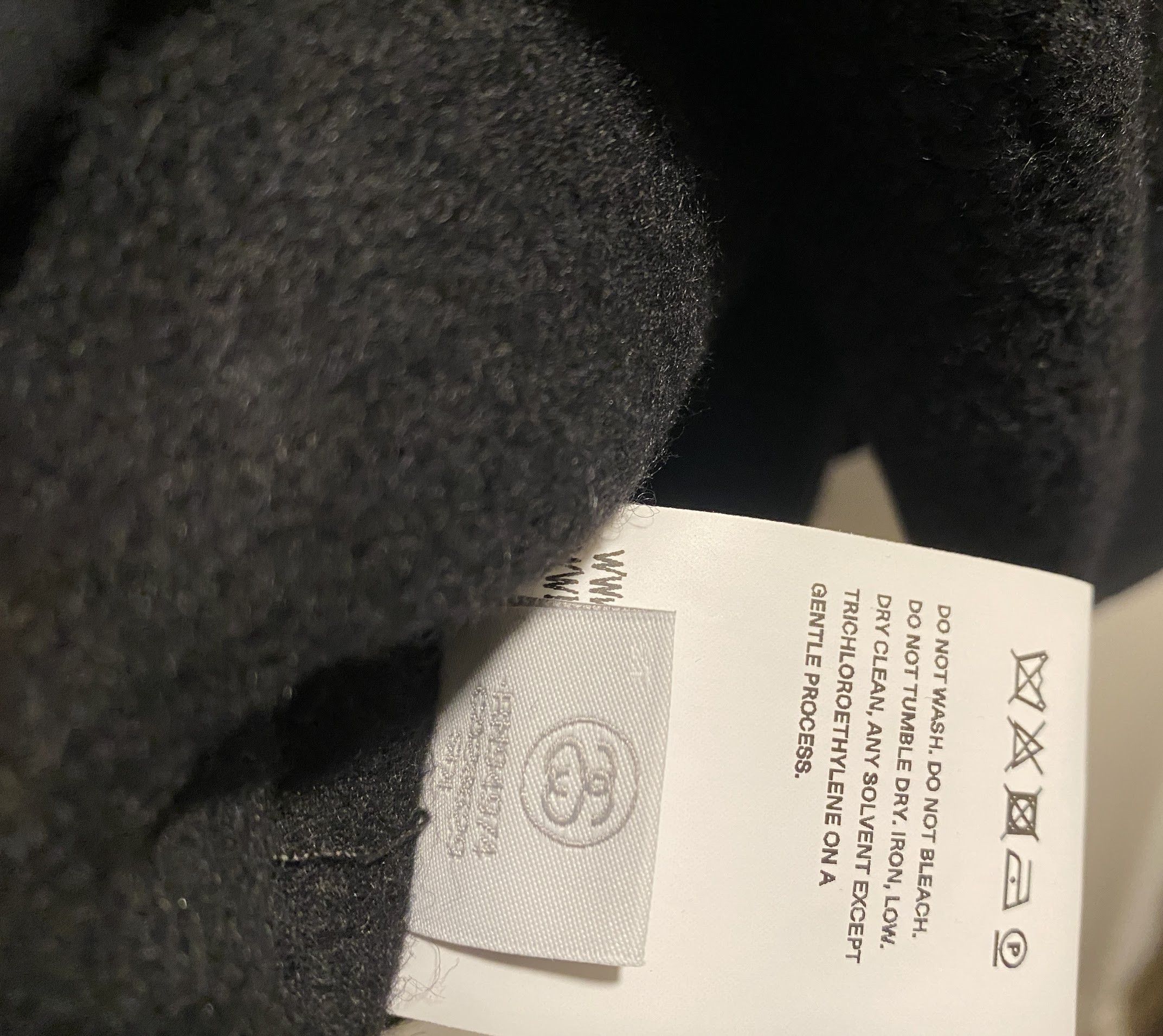 Our Legacy × Stussy Our Legacy × Stussy LINER BLACK RECYCLED WOOL Fleece jacket Size US M / EU 48-50 / 2 - 6 Thumbnail