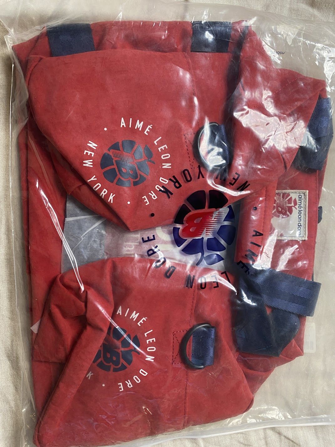 Aime Leon Dore × New Balance New Balance × Aime Leon Dore ALD Duffle Bag (RED) Holdall Size ONE SIZE - 3 Thumbnail