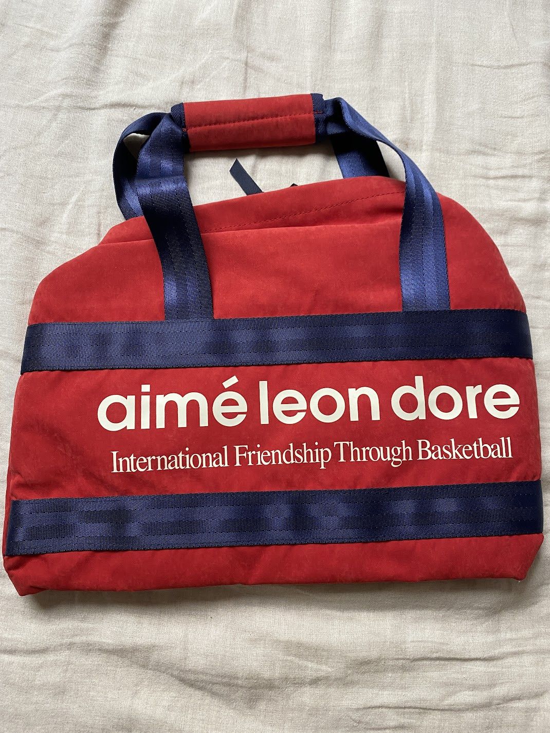 Aime Leon Dore × New Balance New Balance × Aime Leon Dore ALD Duffle Bag (RED) Holdall Size ONE SIZE - 1 Thumbnail