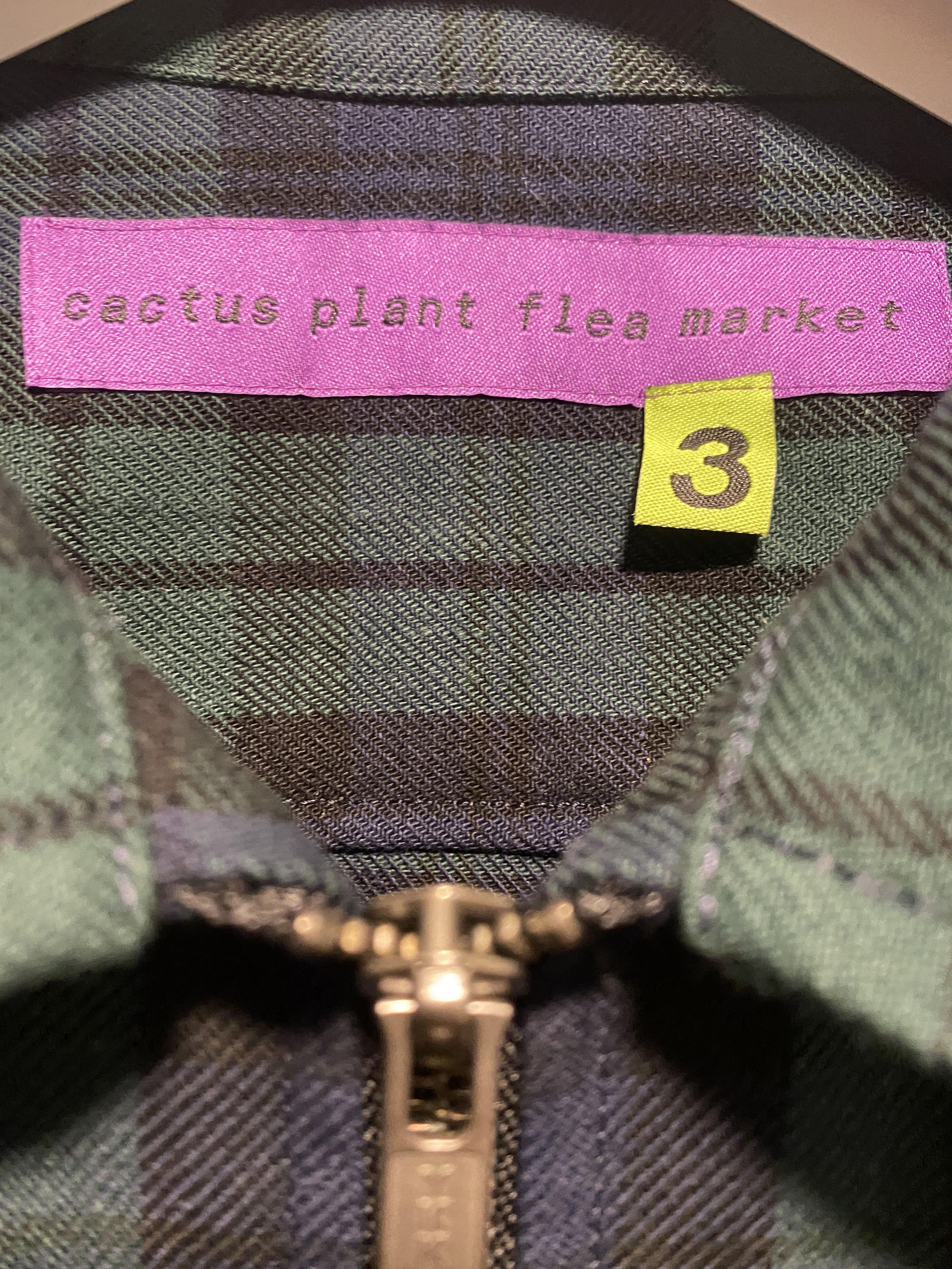 Cactus Plant Flea Market Cactus plant flea market CHECK ZIP WORK JACKET CPFM Size US L / EU 52-54 / 3 - 3 Thumbnail