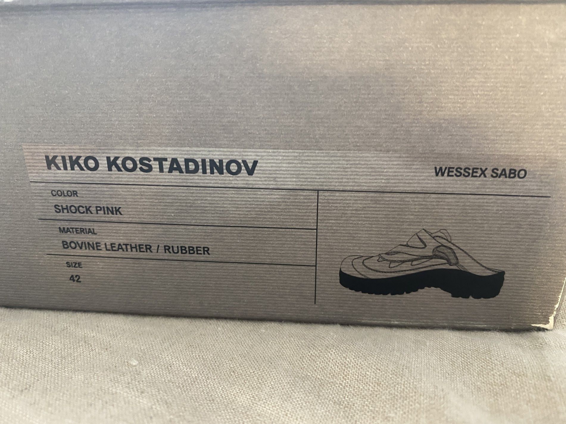 Kiko Kostadinov Kiko Kostadinov Wessex Sabo Shoes Pink Inbox Size US 9 / EU 42 - 3 Thumbnail