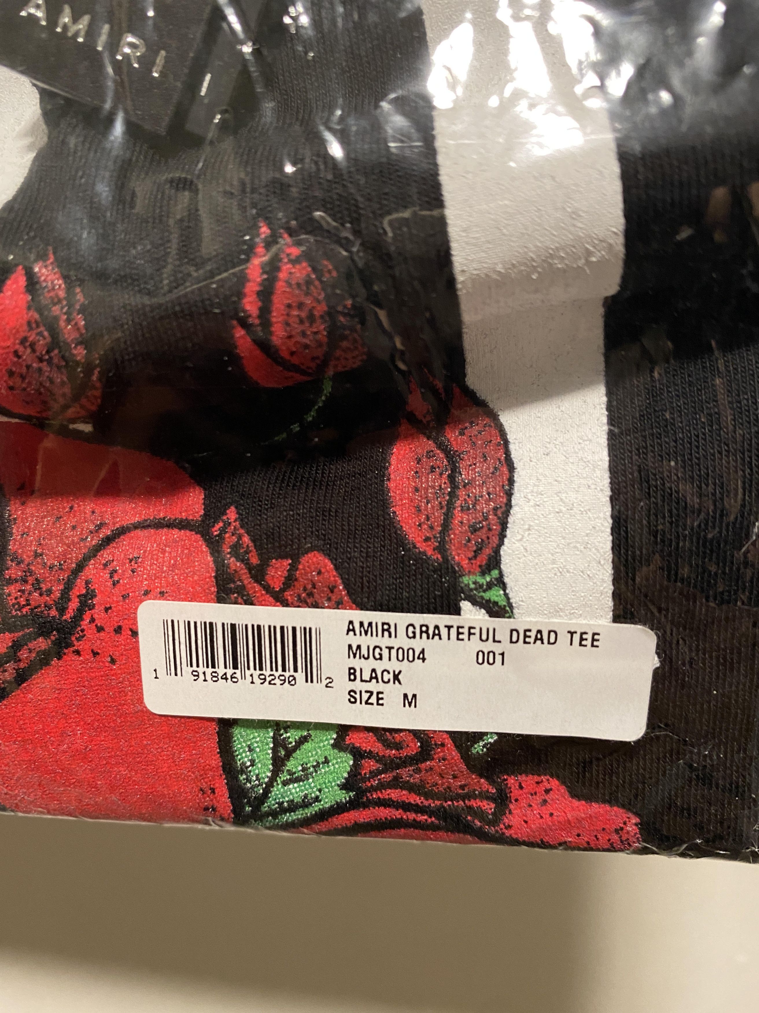 Amiri amiri Grateful Dead Skull Tee T-shirt Black size Medium Size US M / EU 48-50 / 2 - 6 Thumbnail