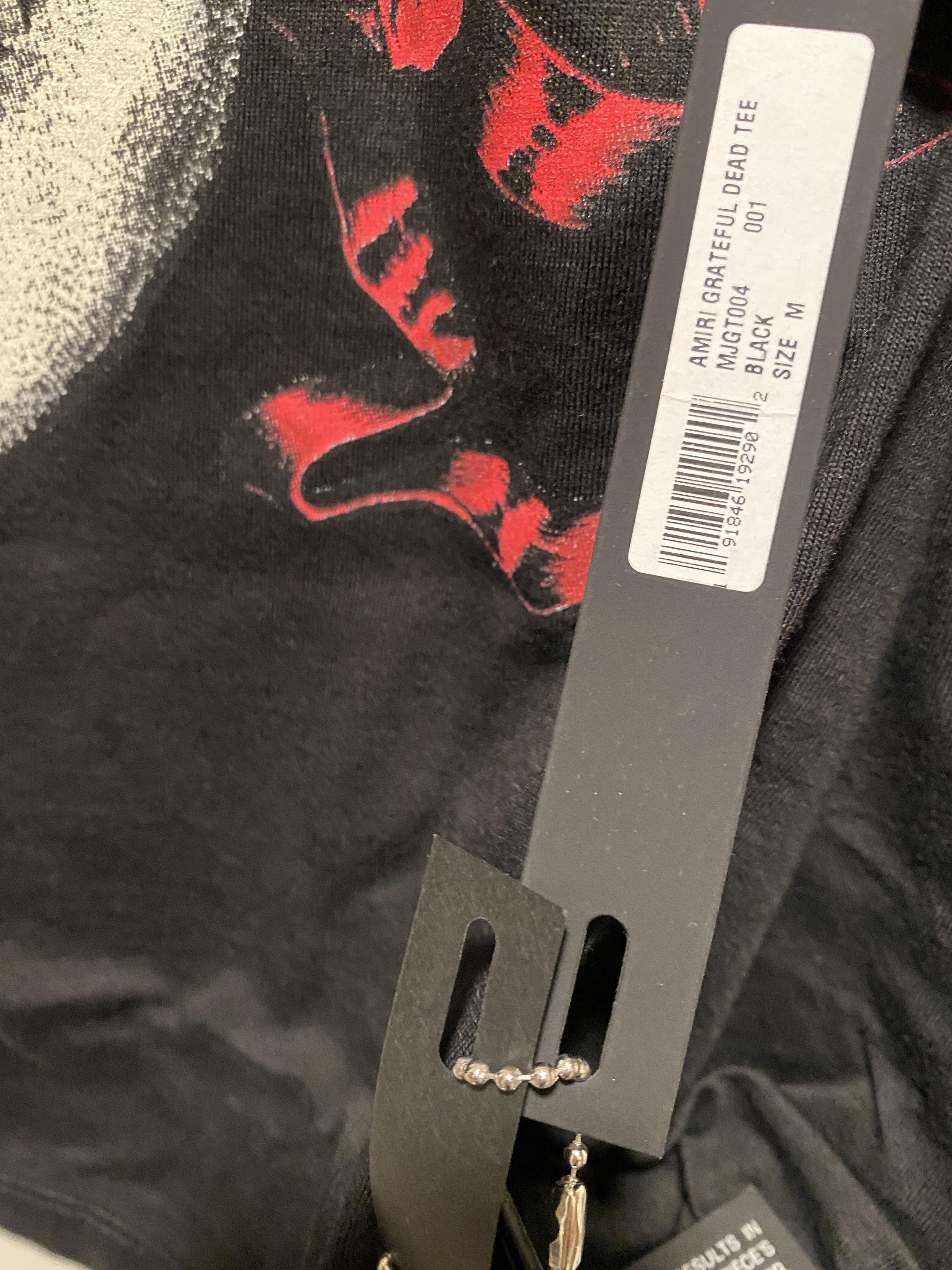 Amiri amiri Grateful Dead Skull Tee T-shirt Black size Medium Size US M / EU 48-50 / 2 - 8 Thumbnail