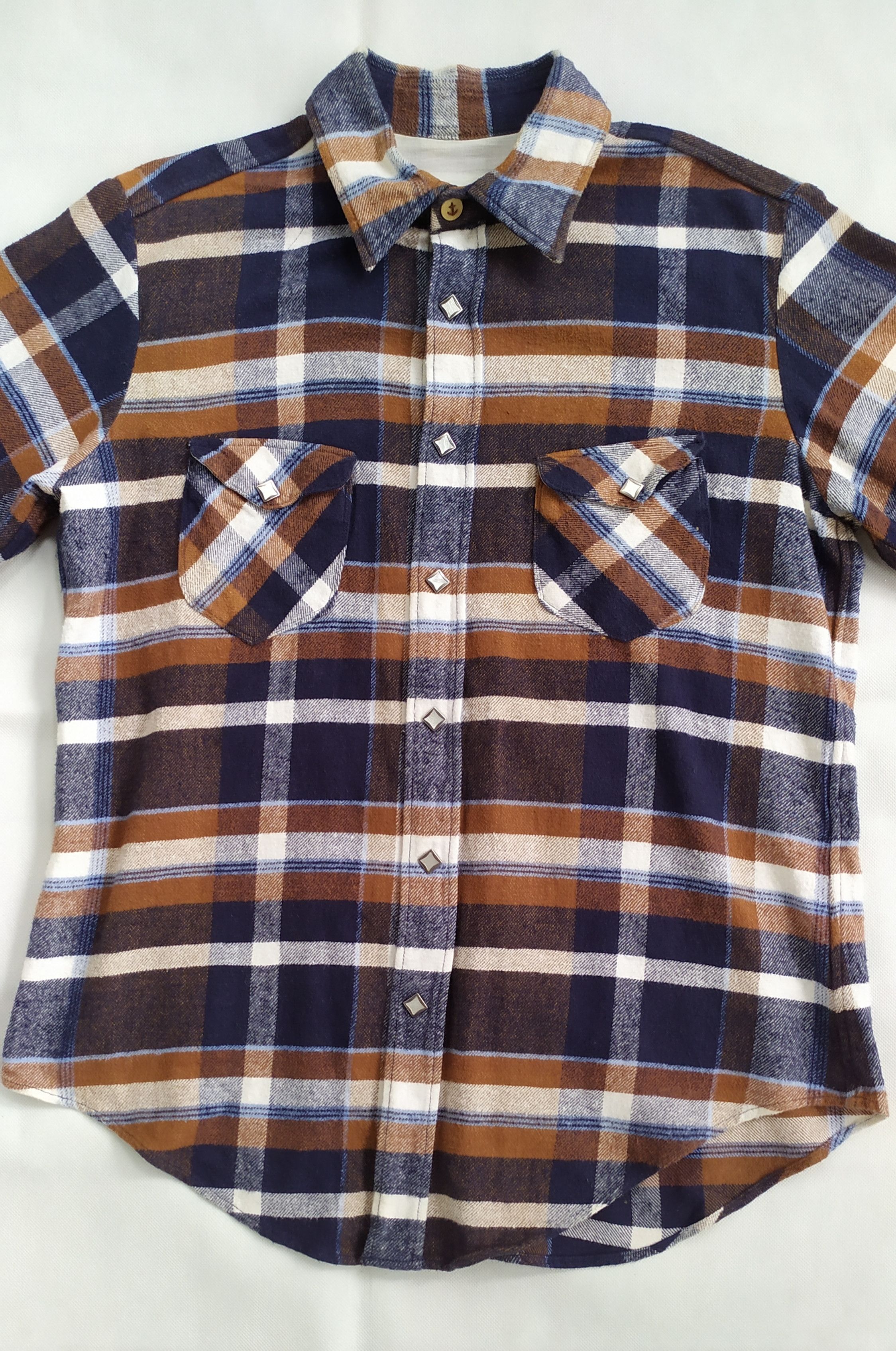 45rpm 45rpm western flannel shirt size 3 Size US M / EU 48-50 / 2 - 10 Thumbnail