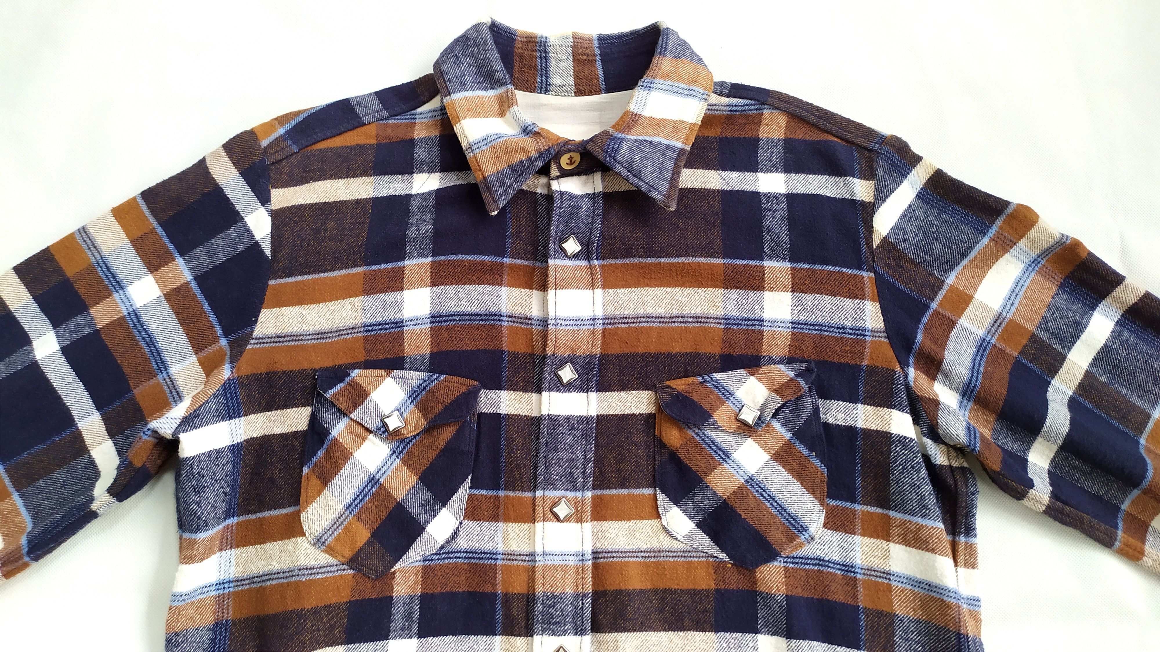 45rpm 45rpm western flannel shirt size 3 Size US M / EU 48-50 / 2 - 9 Thumbnail