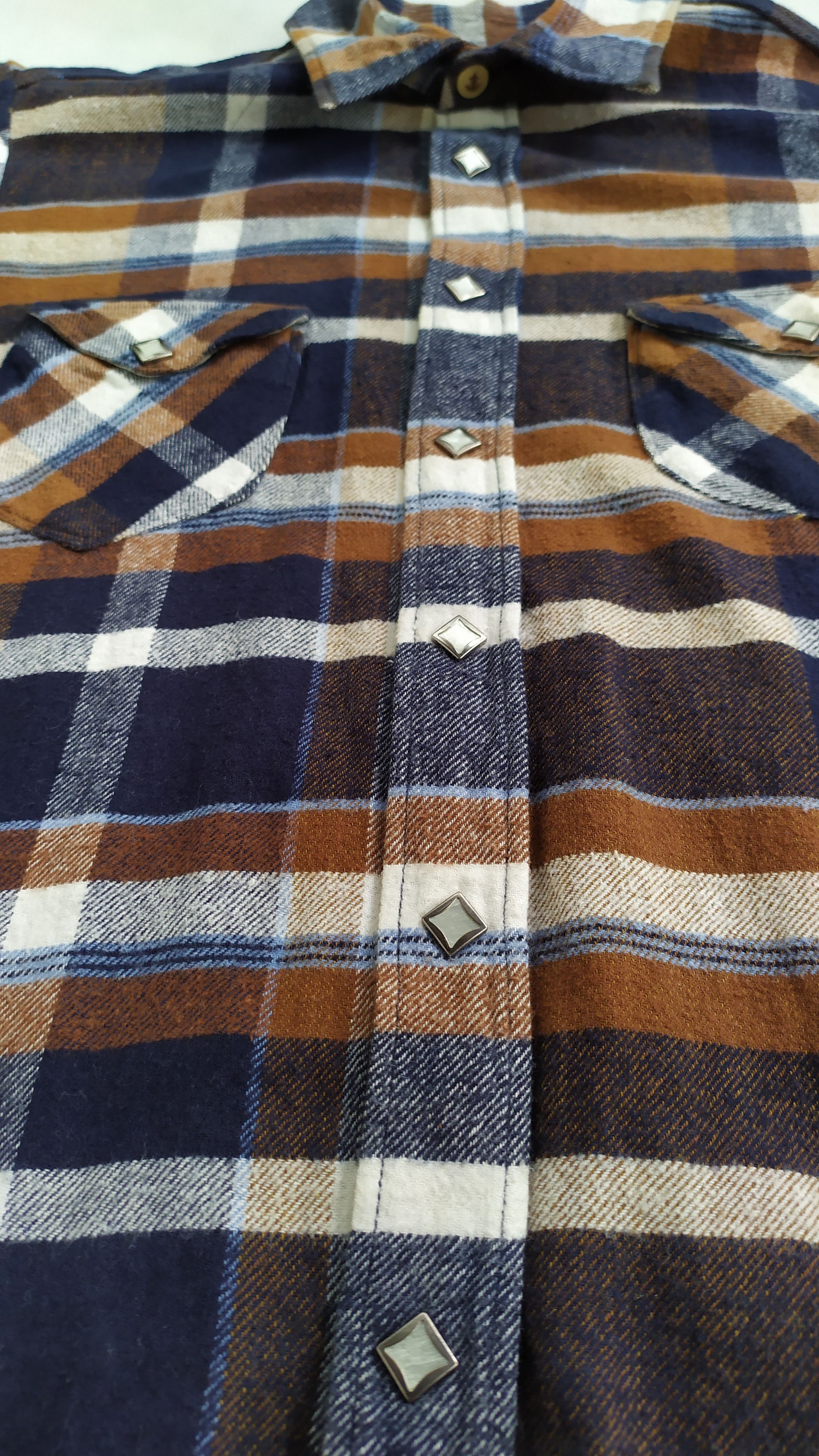 45rpm 45rpm western flannel shirt size 3 Size US M / EU 48-50 / 2 - 11 Thumbnail