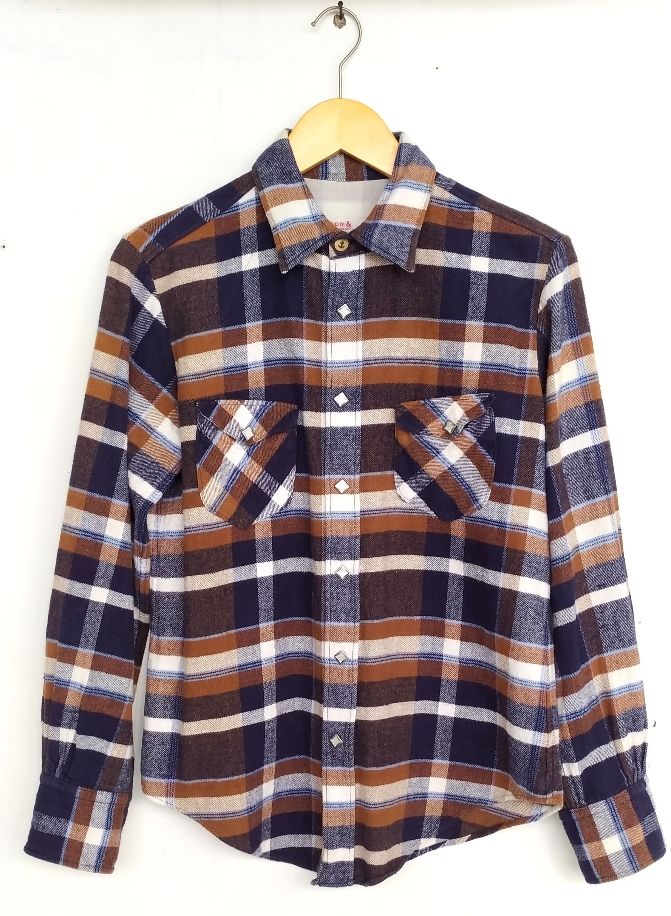 45rpm 45rpm western flannel shirt size 3 Size US M / EU 48-50 / 2 - 1 Thumbnail