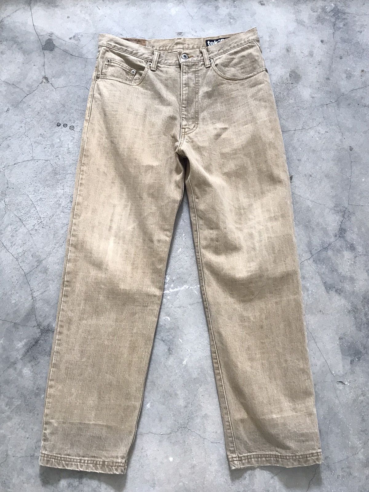 Japanese Brand tek*ONE Agriculture Visual Vandalizm Denim Jeans Size US 32 / EU 48 - 12 Thumbnail