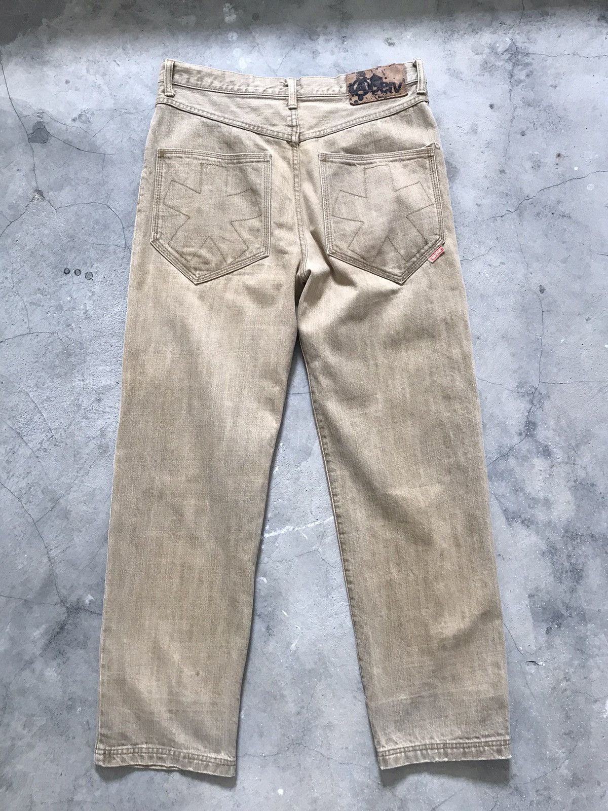 Japanese Brand tek*ONE Agriculture Visual Vandalizm Denim Jeans Size US 32 / EU 48 - 1 Thumbnail