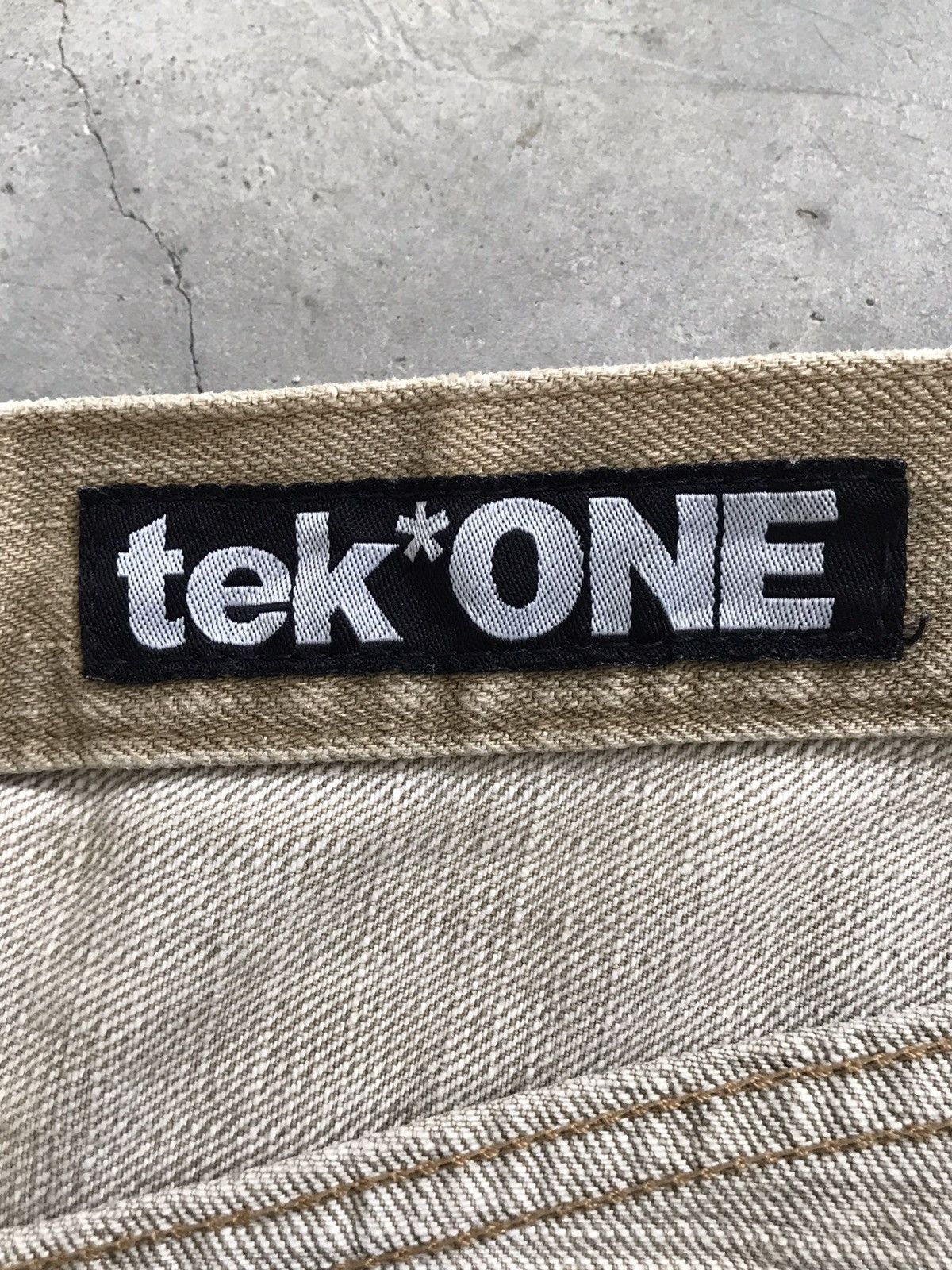 Japanese Brand tek*ONE Agriculture Visual Vandalizm Denim Jeans Size US 32 / EU 48 - 10 Thumbnail