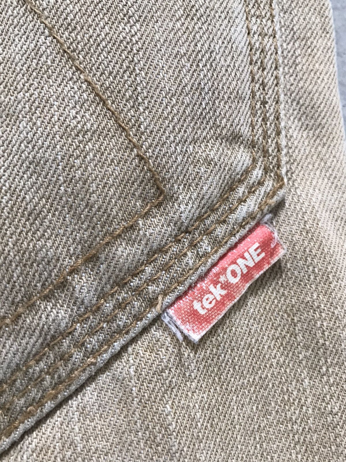 Japanese Brand tek*ONE Agriculture Visual Vandalizm Denim Jeans Size US 32 / EU 48 - 3 Thumbnail