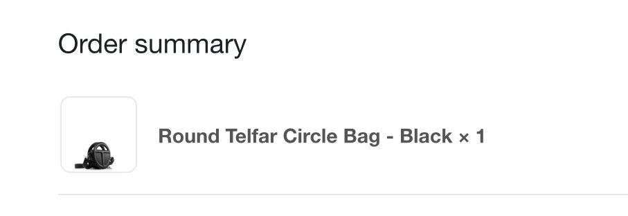 Telfar Round Telfar Circle Bag - Black Size ONE SIZE - 6 Thumbnail