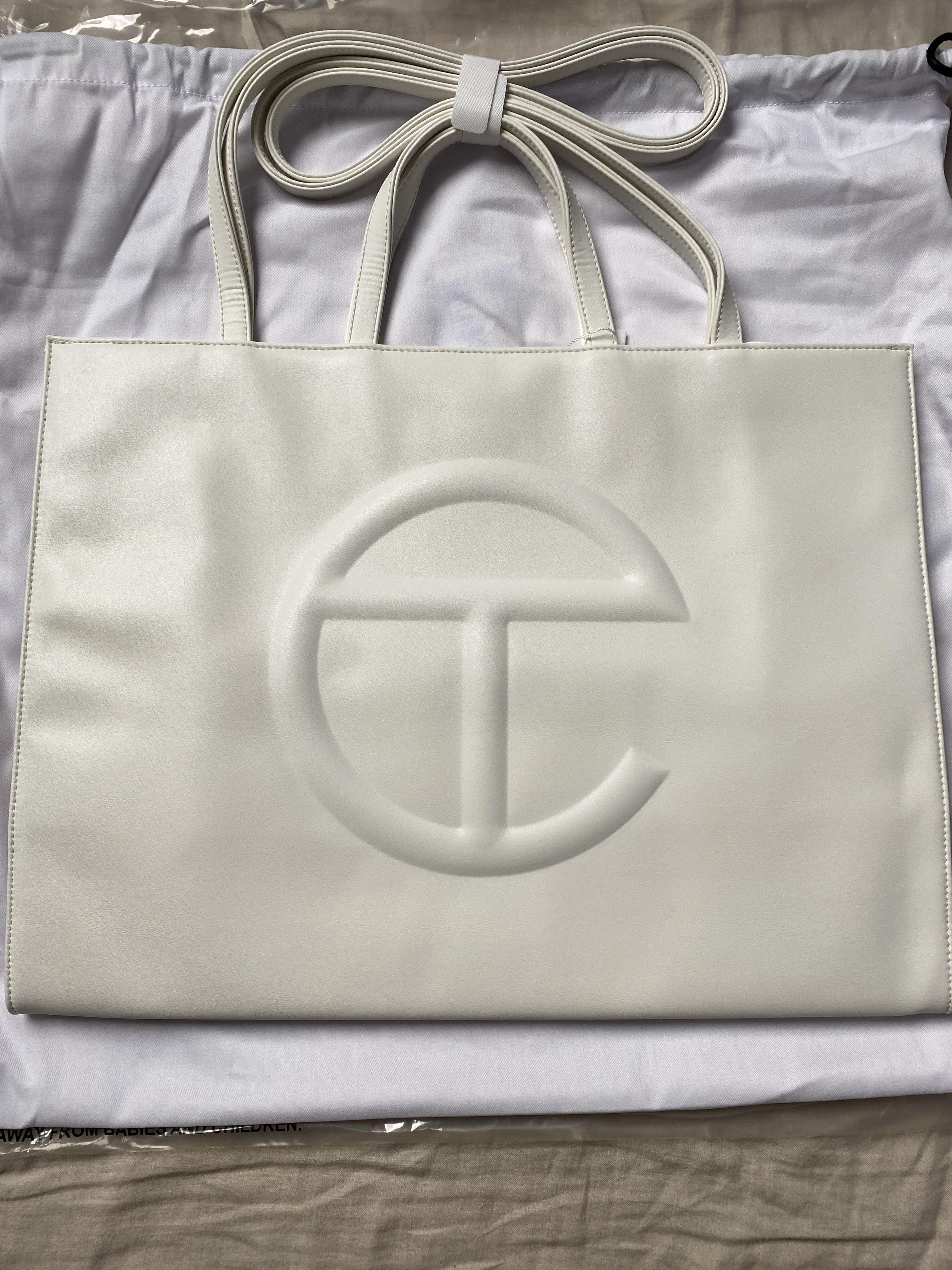 Telfar telfar white large shopping bag tote Size ONE SIZE - 1 Thumbnail