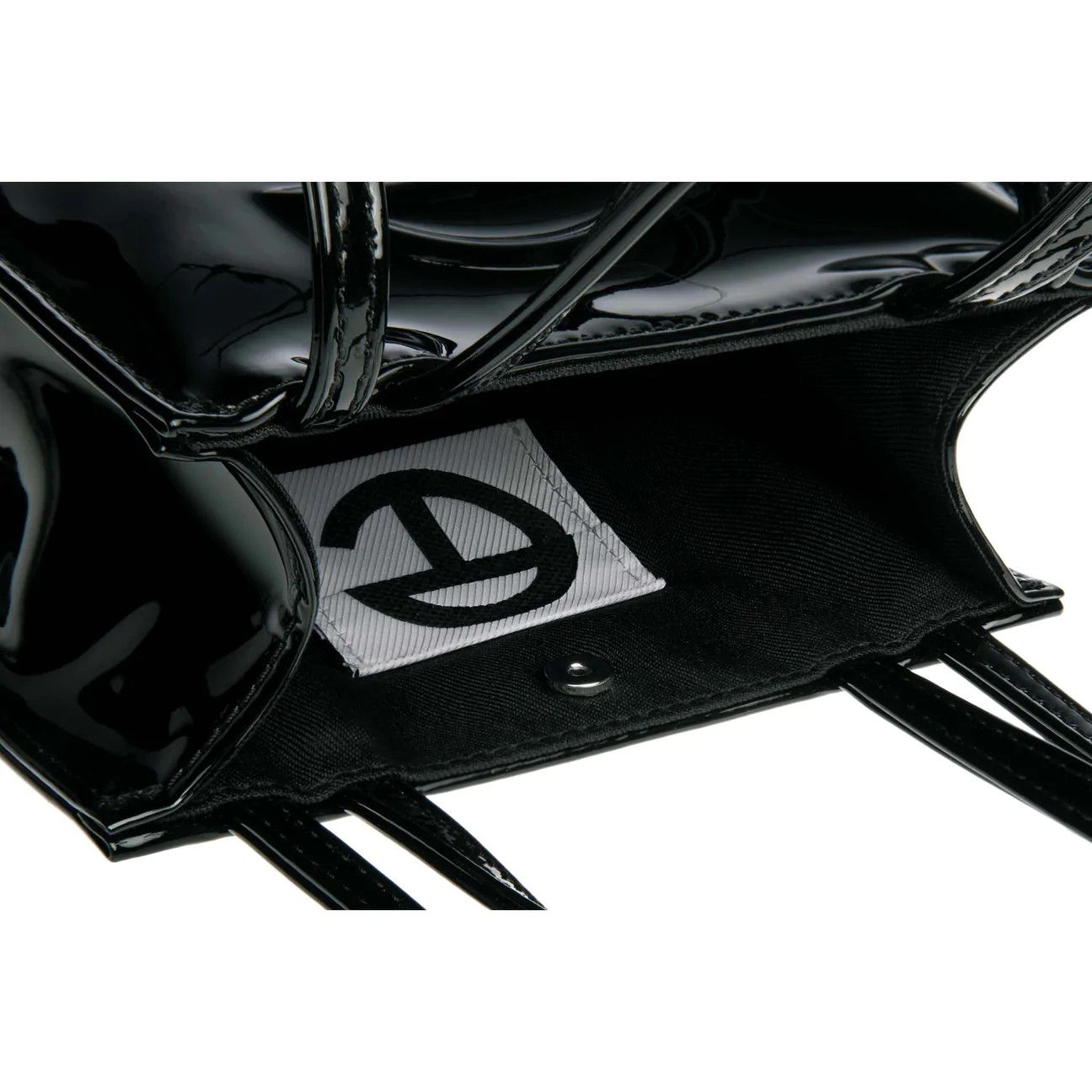 Telfar Small Black Patent Shopping Bag Size ONE SIZE - 4 Thumbnail