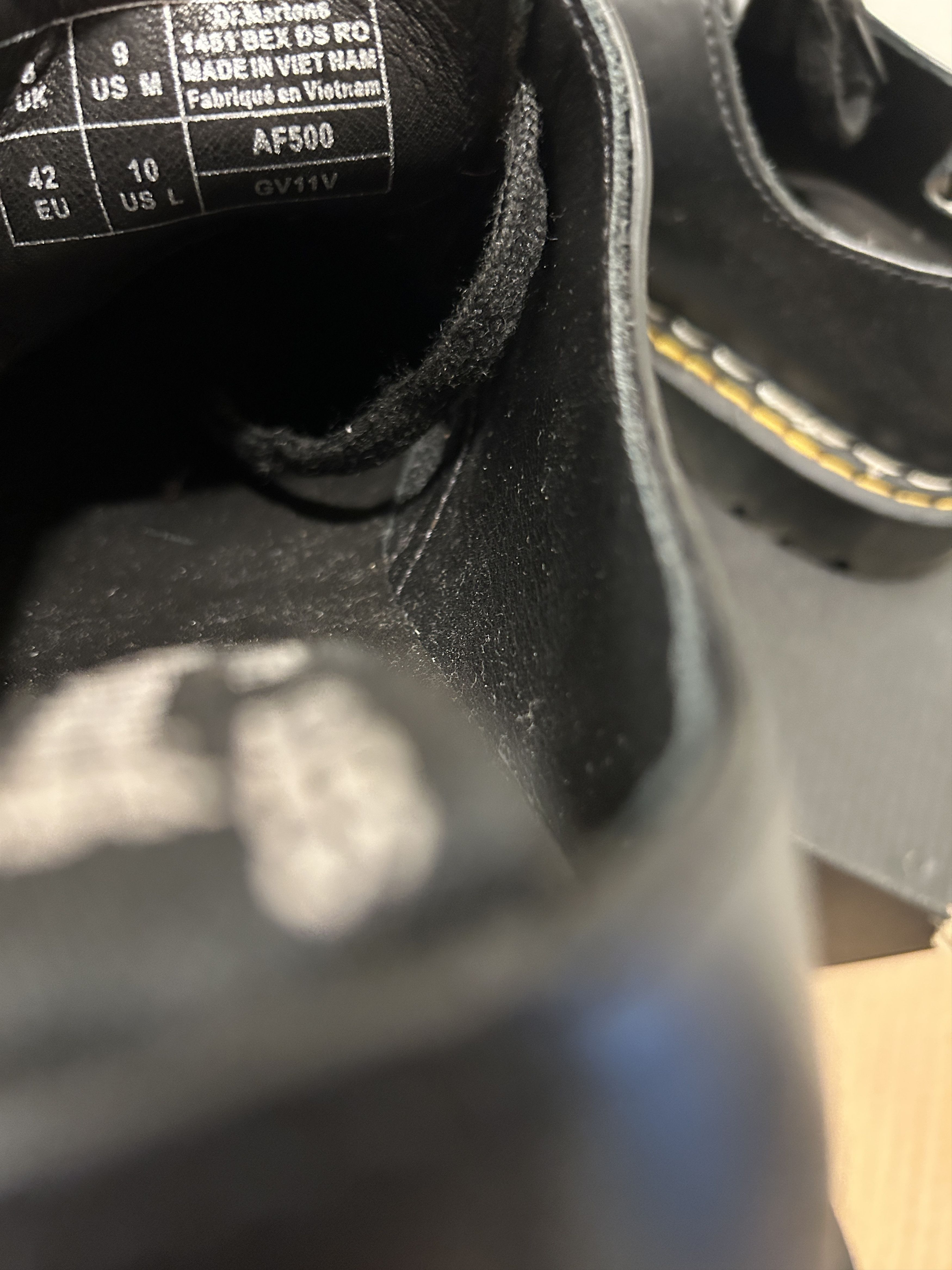 Dr. Martens × Rick Owens 1461 Bex Derbys Black platform shoes Size US 9 / EU 42 - 7 Thumbnail