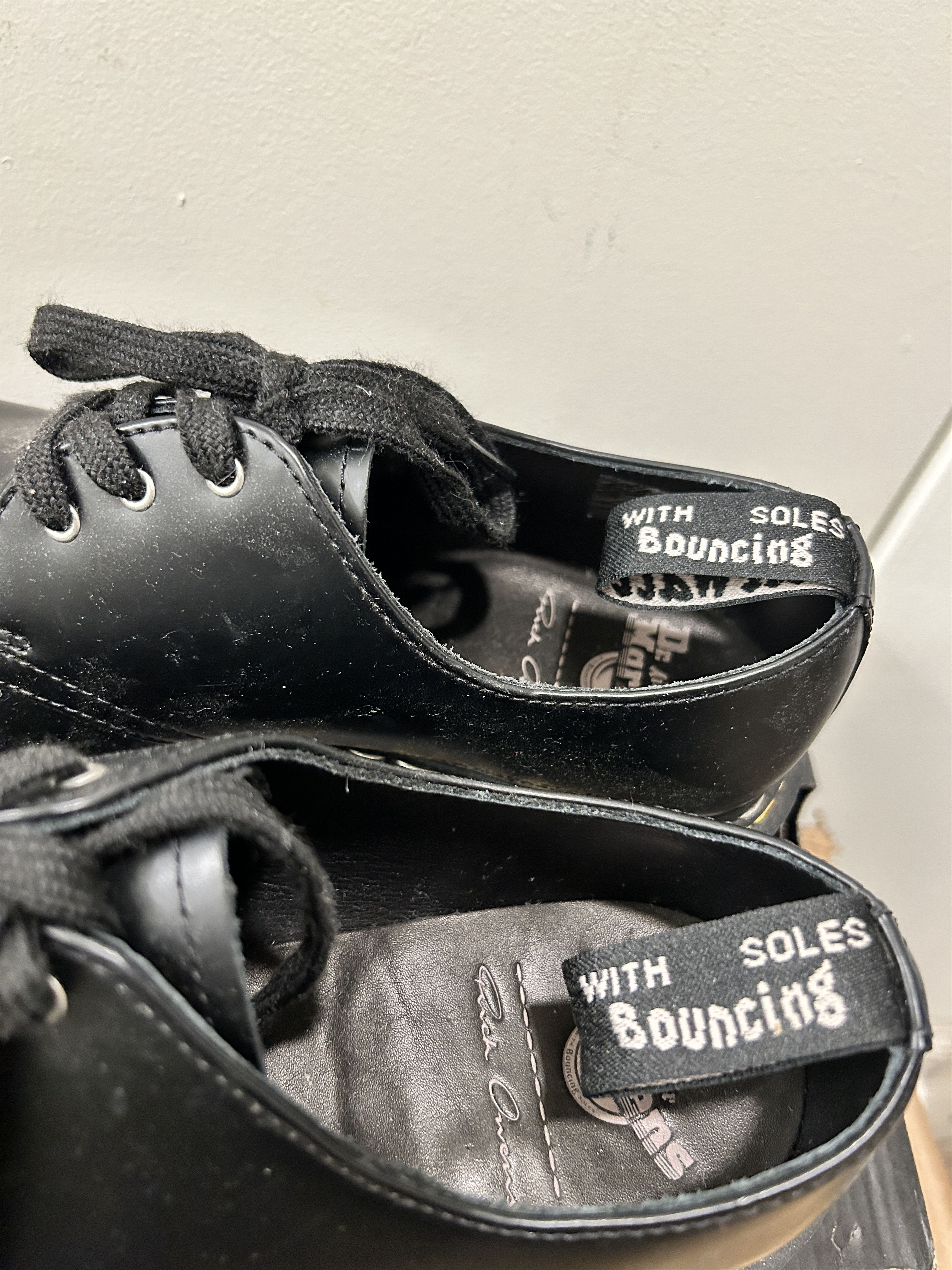 Dr. Martens × Rick Owens 1461 Bex Derbys Black platform shoes Size US 9 / EU 42 - 5 Thumbnail