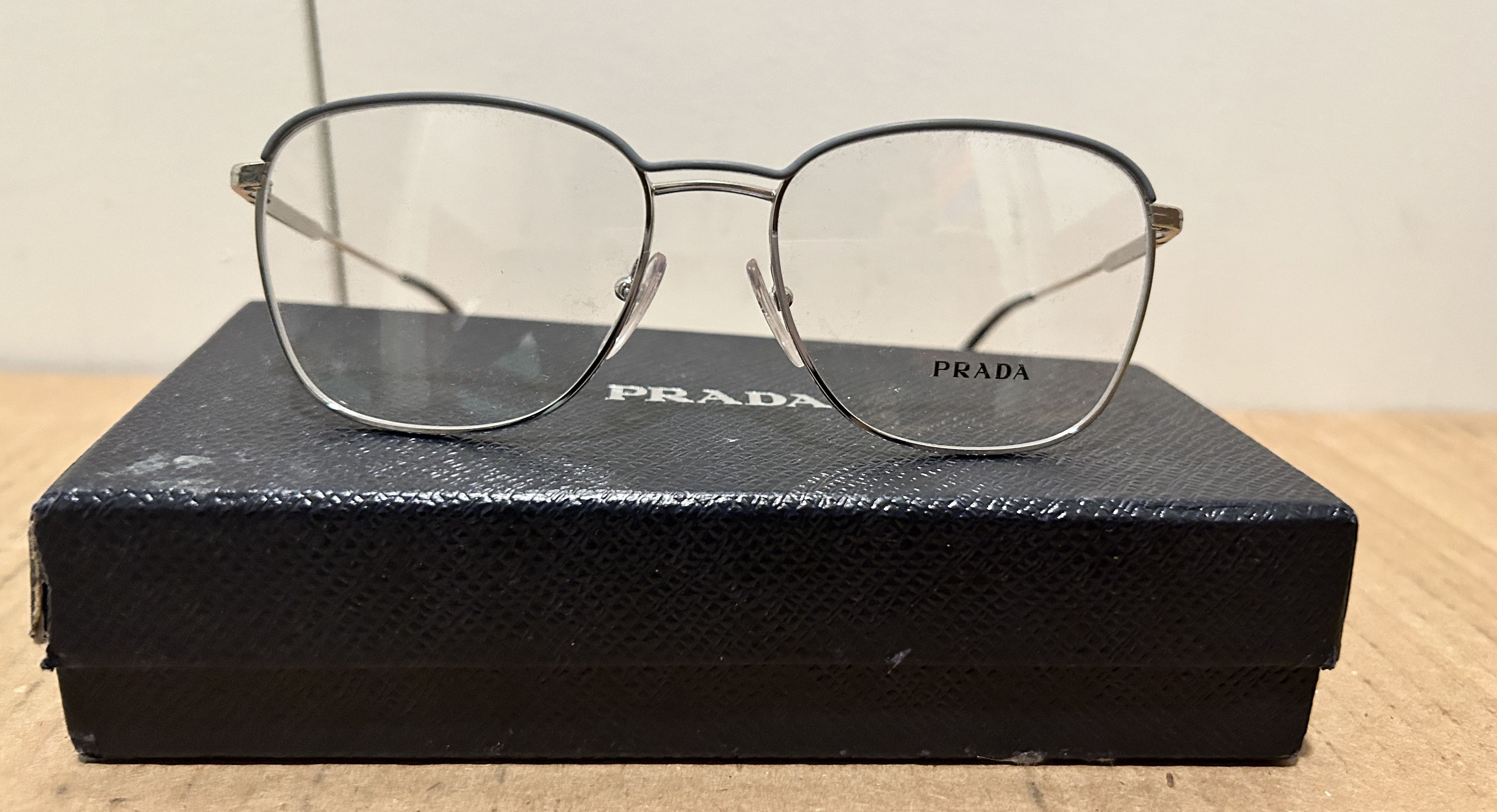 Prada PRADA vpr 57v 54-17 329-101 140 optical glasses silver Size ONE SIZE - 4 Thumbnail