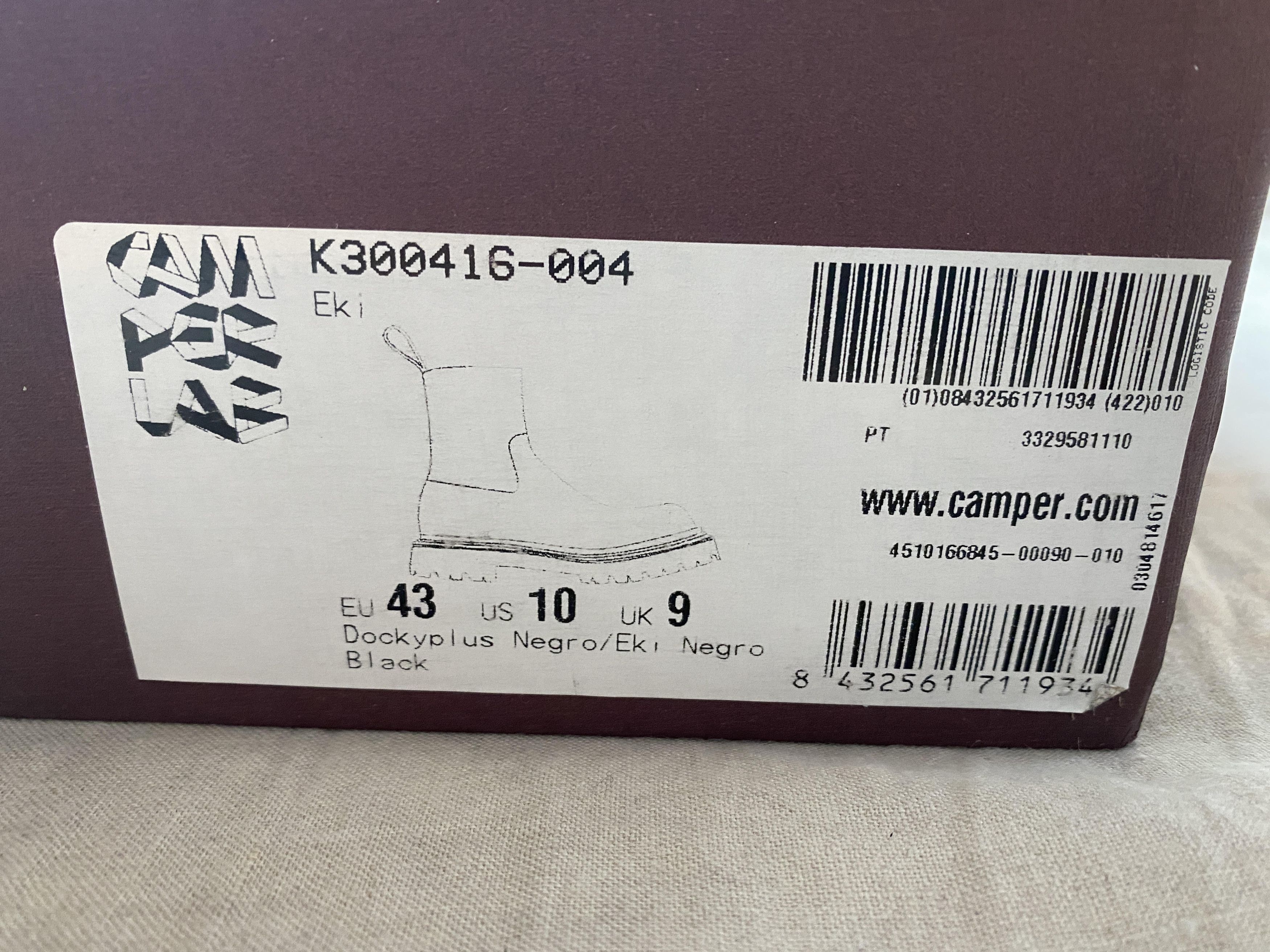 CamperLab NEW CamperLab Eki Boots Black size EU 43 / US 10 Size US 10 / EU 43 - 9 Thumbnail