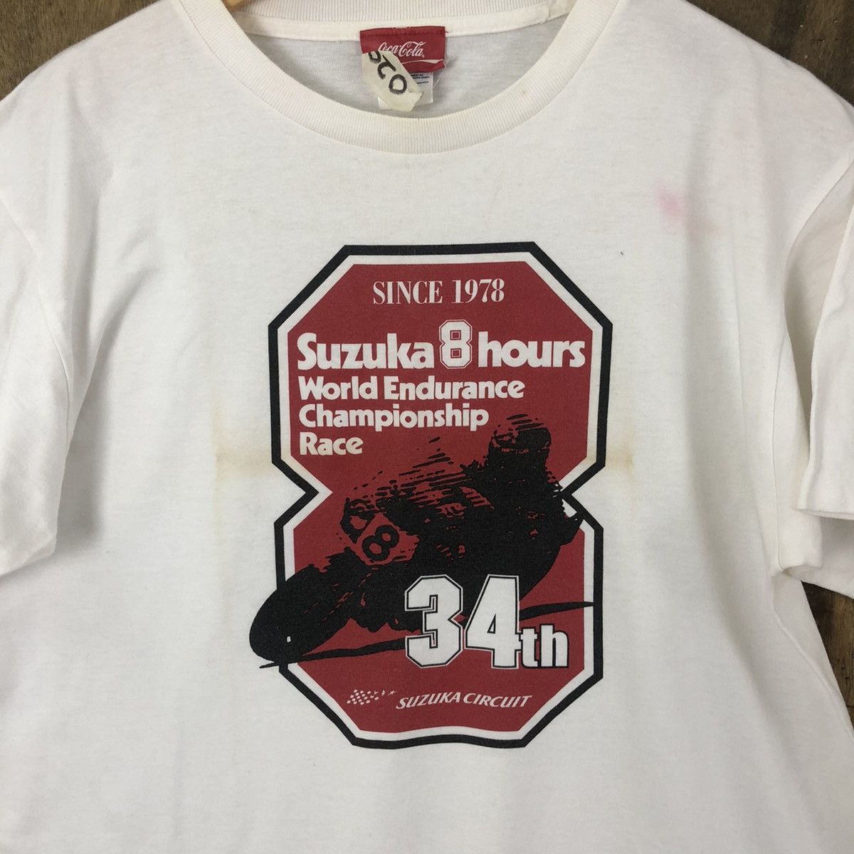 Coca Cola DLL Japan Track bike Suzuka 8 hours Coca Cola T-Shirt #020 Size US M / EU 48-50 / 2 - 2 Thumbnail